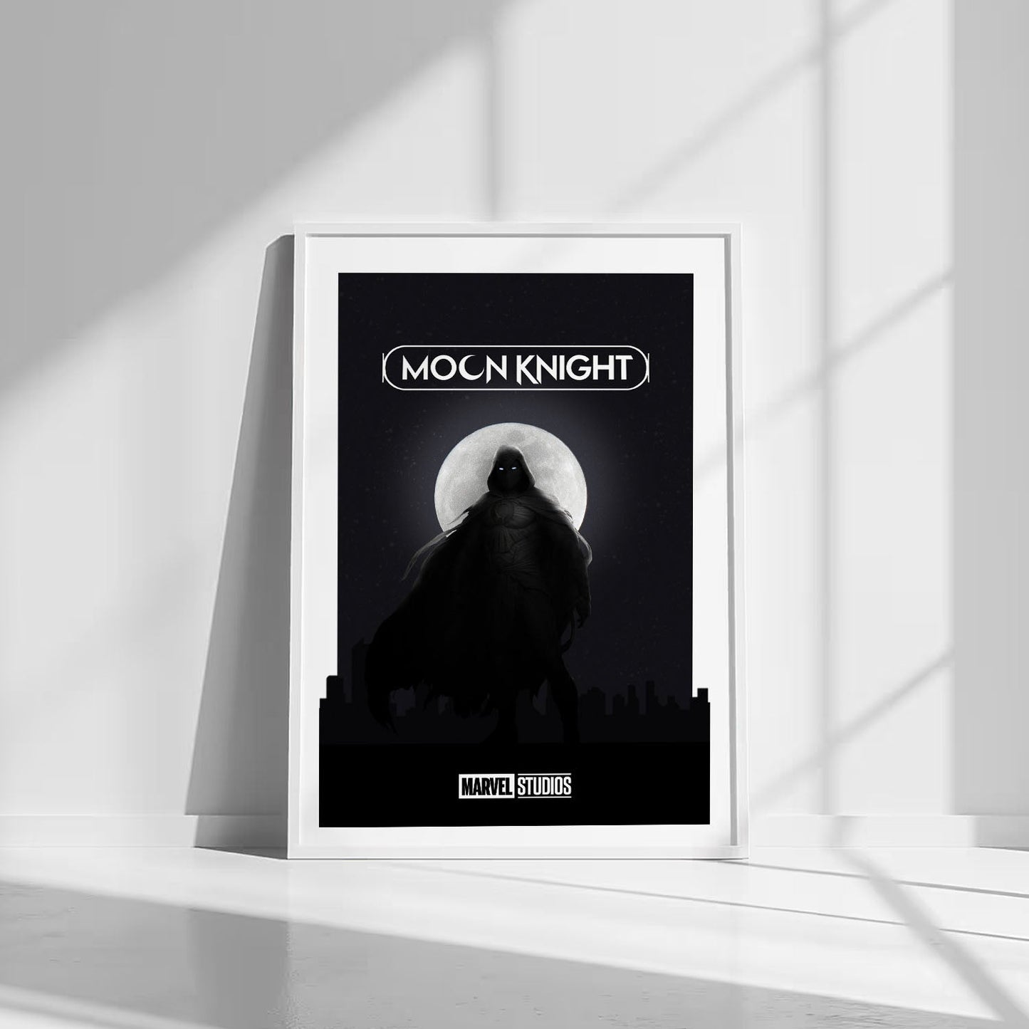 Flex Designs Poster Moon Knight Minimalist 8 x 10" Home Goods - TV Show 2022 TV Show Poster