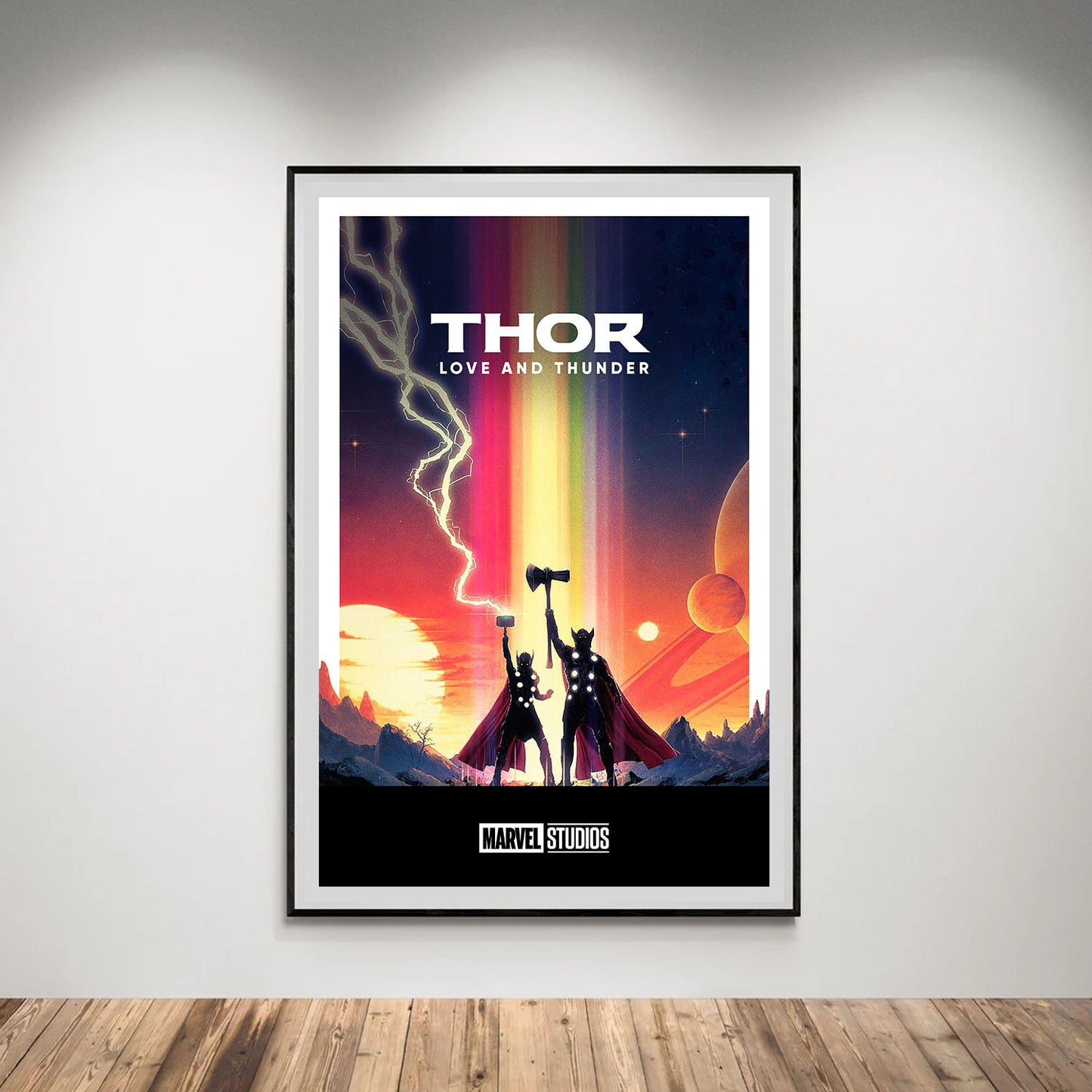 Flex Designs Poster Thor Love and Thunder Minimalist 5 x 7" Home Goods - Movie 2022 Movie Poster