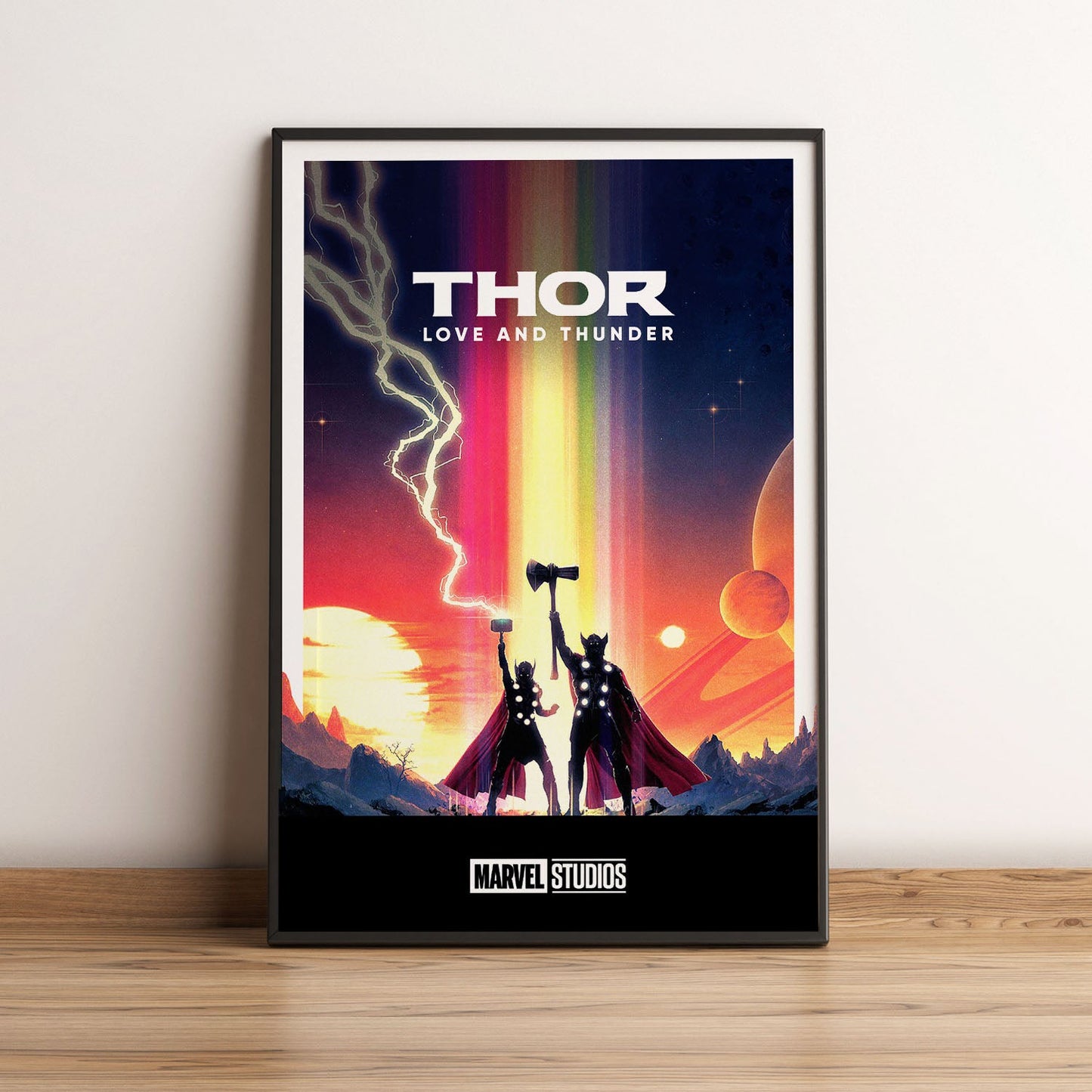 Flex Designs Poster Thor Love and Thunder Minimalist 5 x 7" Home Goods - Movie 2022 Movie Poster