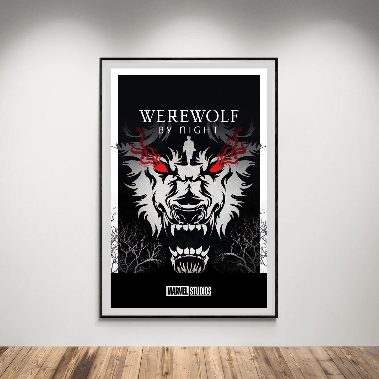 Flex Designs Poster Werewolf by Night Minimalist 5 x 7" Home Goods - TV Show 2022 TV Show Poster