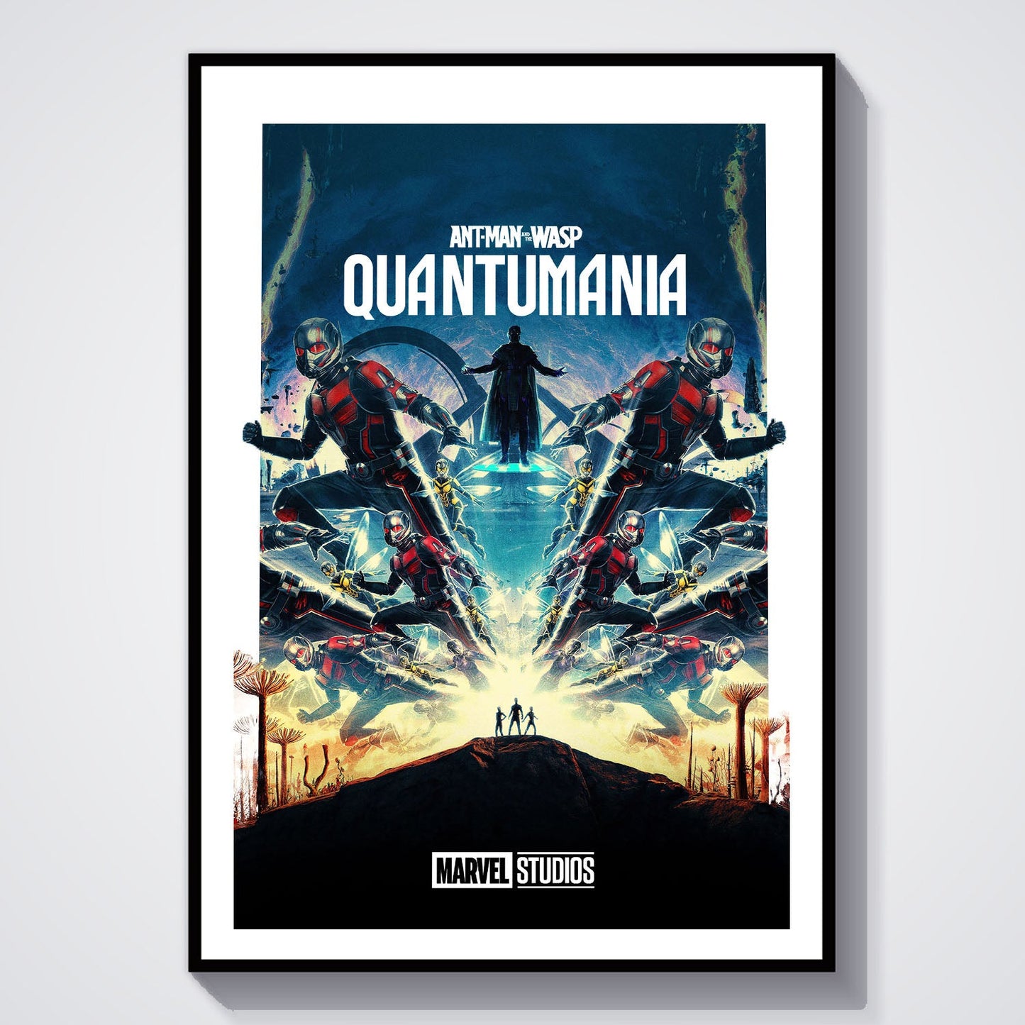 Flex Designs Poster Ant-Man and the Wasp Quantumania Minimalist 8 x 10" Home Goods - Movie 2023 Movie Poster
