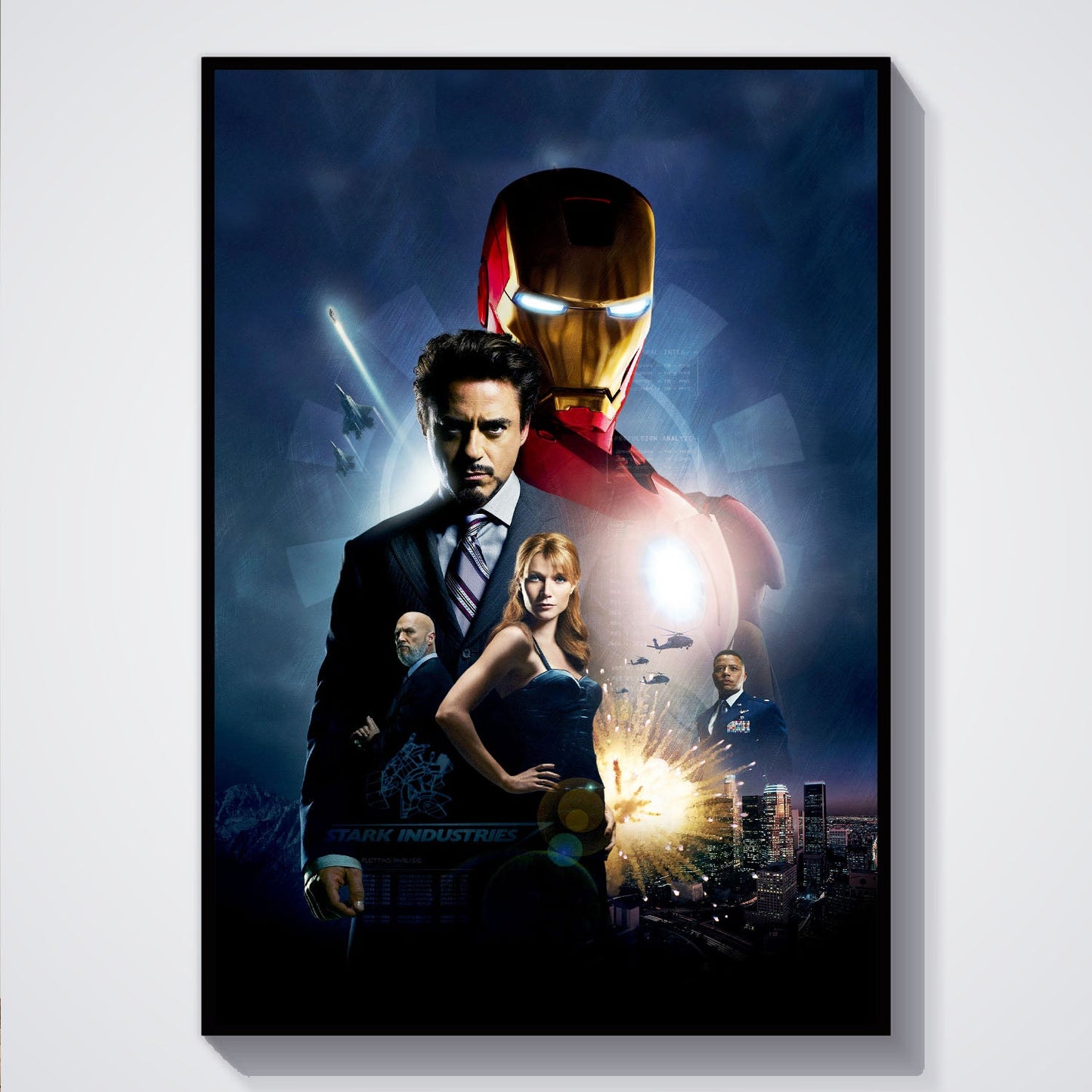 Flex Designs Poster Iron Man Textless 5 x 7" Home Goods - Movie 2008 Movie Poster