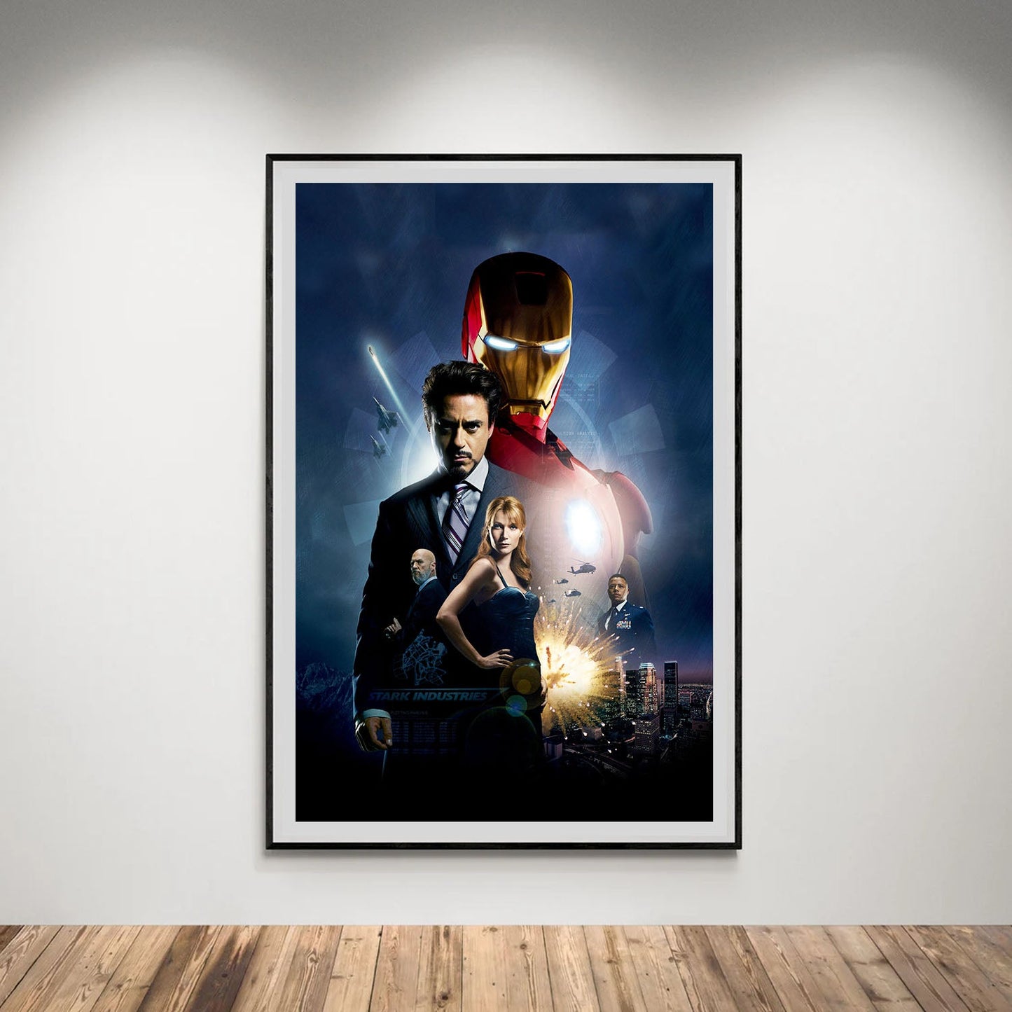 Flex Designs Poster Iron Man Textless 5 x 7" Home Goods - Movie 2008 Movie Poster