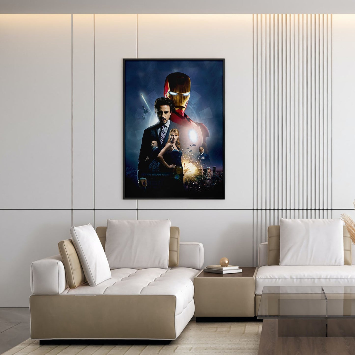 Flex Designs Poster Iron Man Textless 5 x 7" Home Goods - Movie 2008 Movie Poster