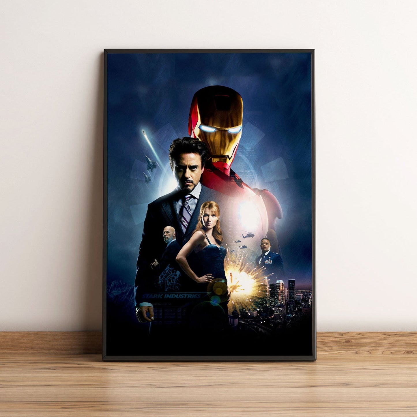 Flex Designs Poster Iron Man Textless 5 x 7" Home Goods - Movie 2008 Movie Poster