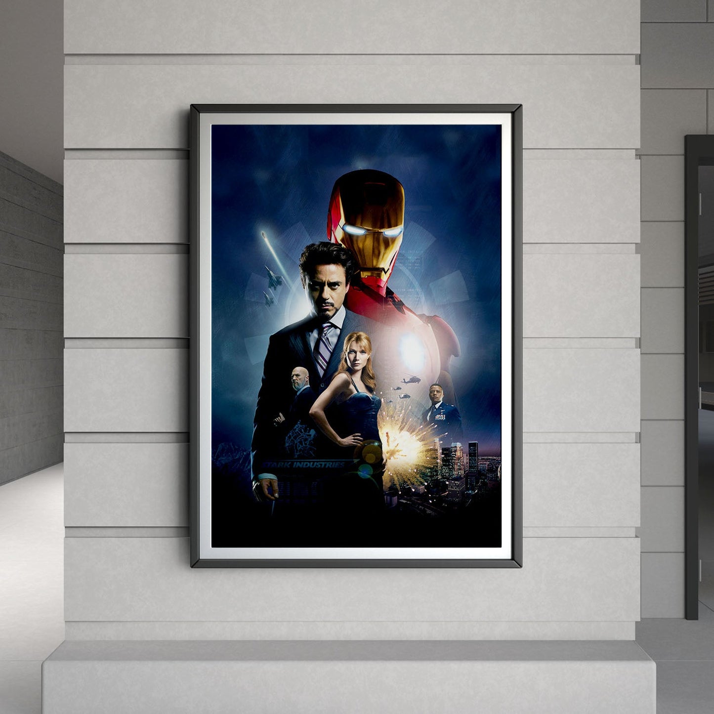 Flex Designs Poster Iron Man Textless 8 x 10" Home Goods - Movie 2008 Movie Poster