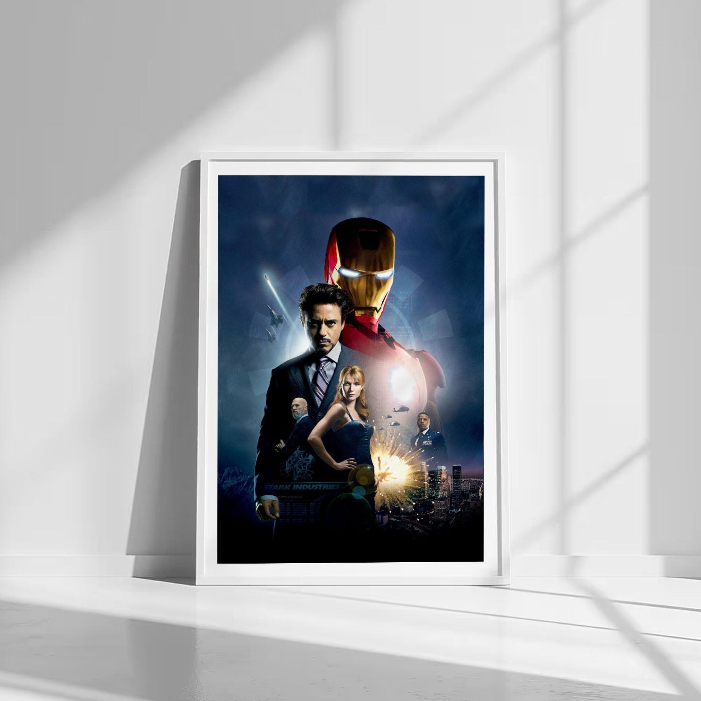 Flex Designs Poster Iron Man Textless 8 x 10" Home Goods - Movie 2008 Movie Poster
