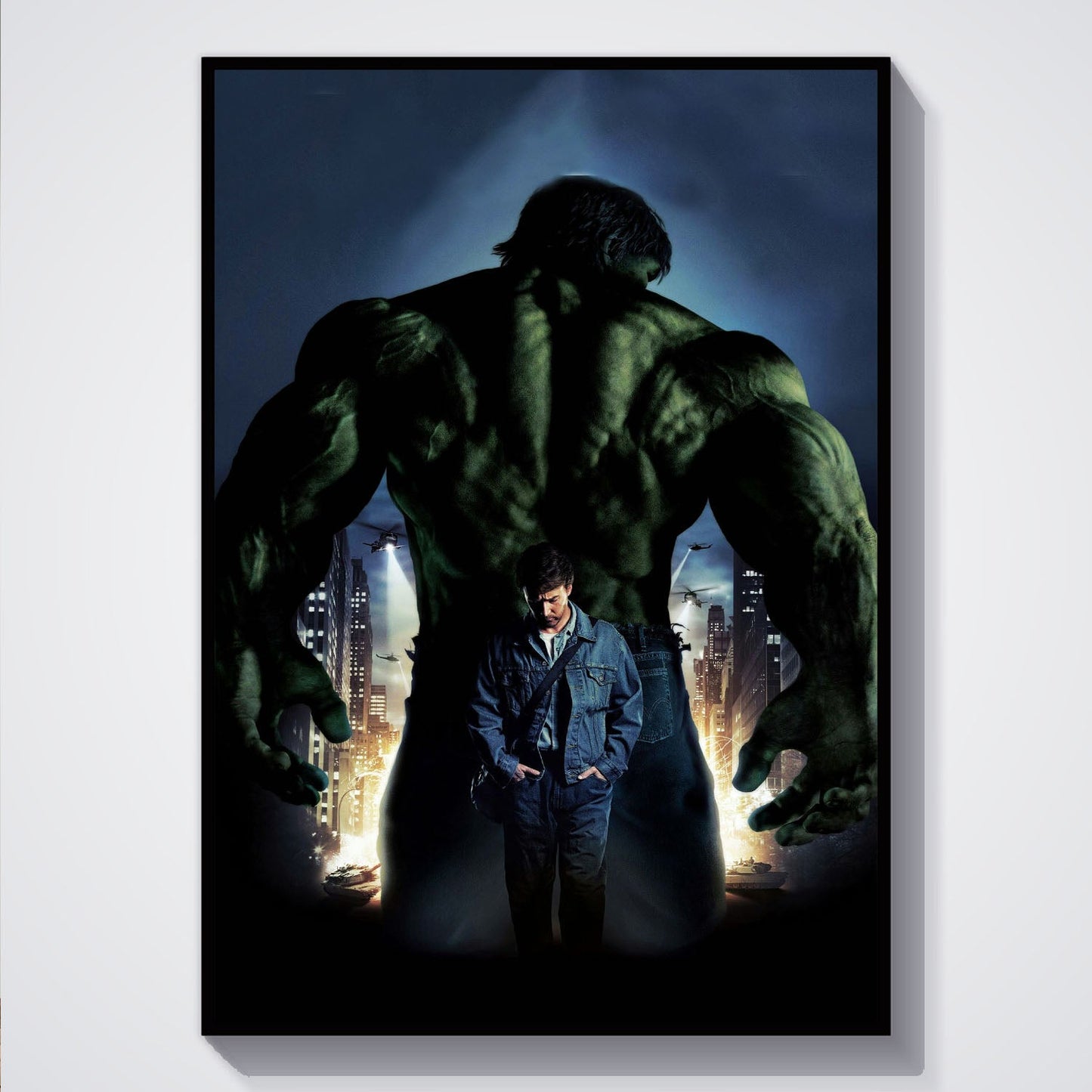 Flex Designs Poster The Incredible Hulk Textless 5 x 7" Home Goods - Movie 2008 Movie Poster