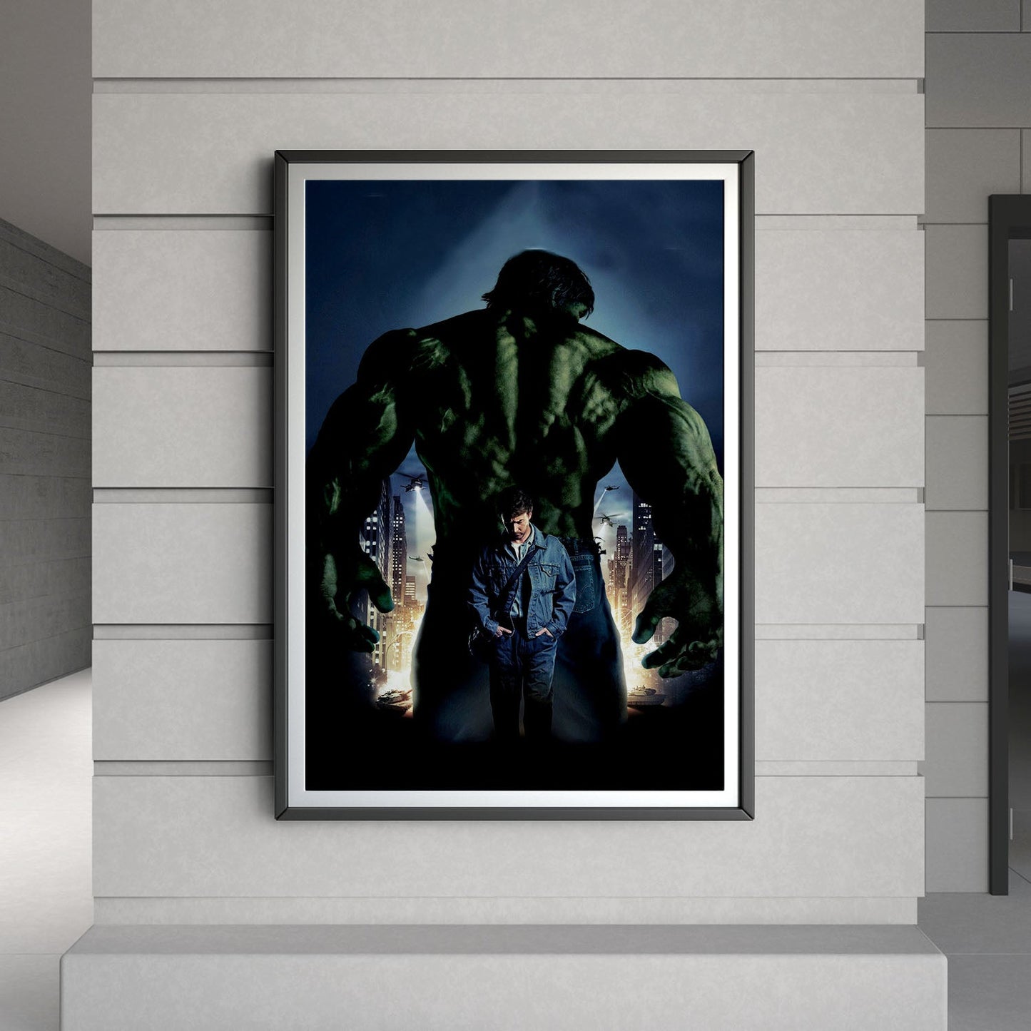 Flex Designs Poster The Incredible Hulk Textless 8 x 10" Home Goods - Movie 2008 Movie Poster