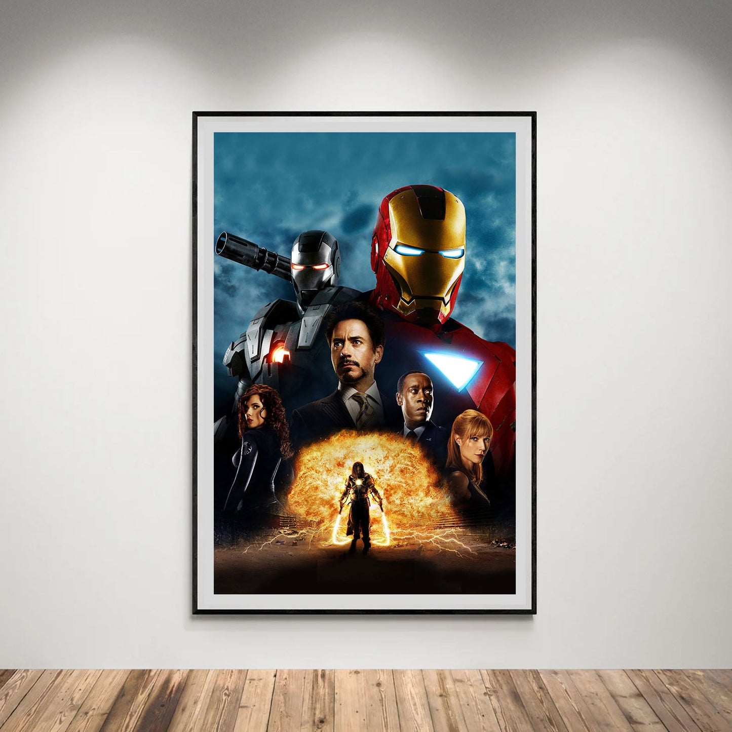 Flex Designs Poster Iron Man 2 Textless 5 x 7" Home Goods - Movie 2010 Movie Poster