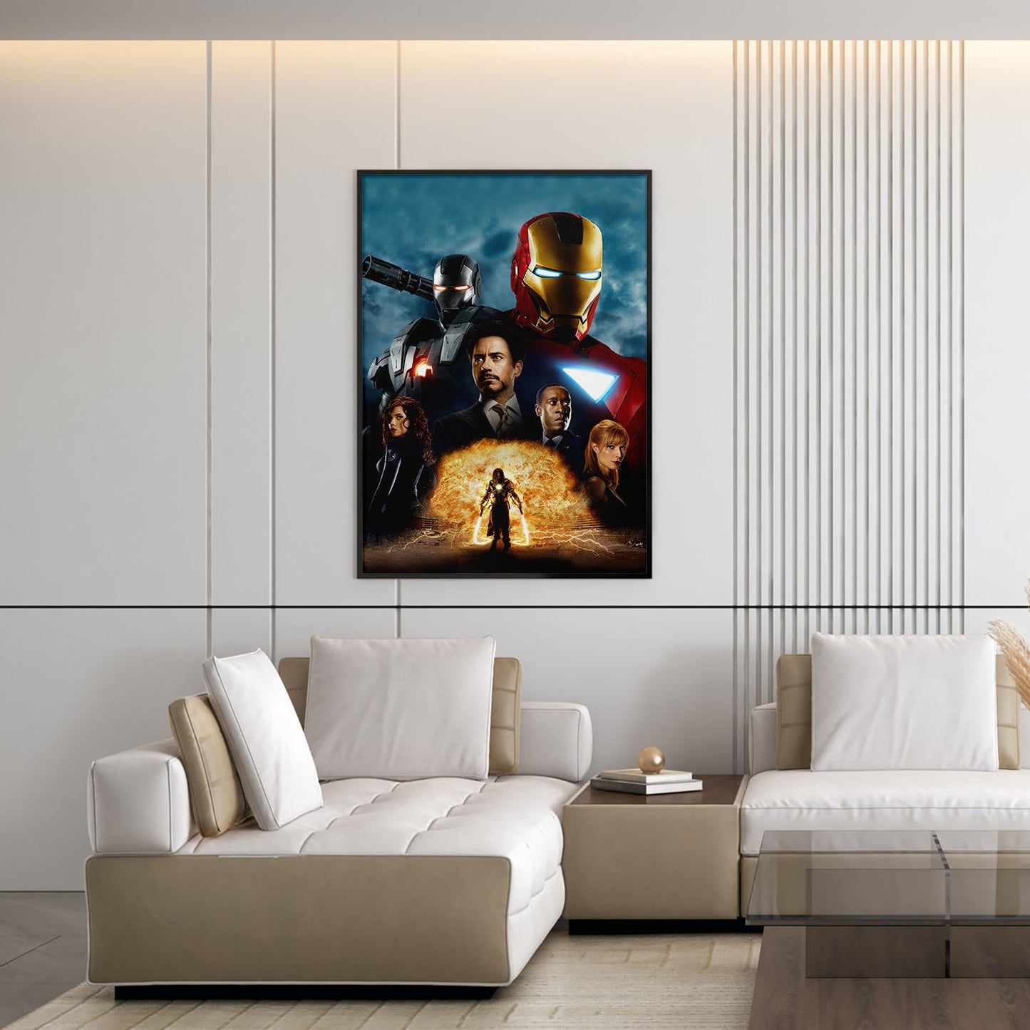 Flex Designs Poster Iron Man 2 Textless 5 x 7" Home Goods - Movie 2010 Movie Poster