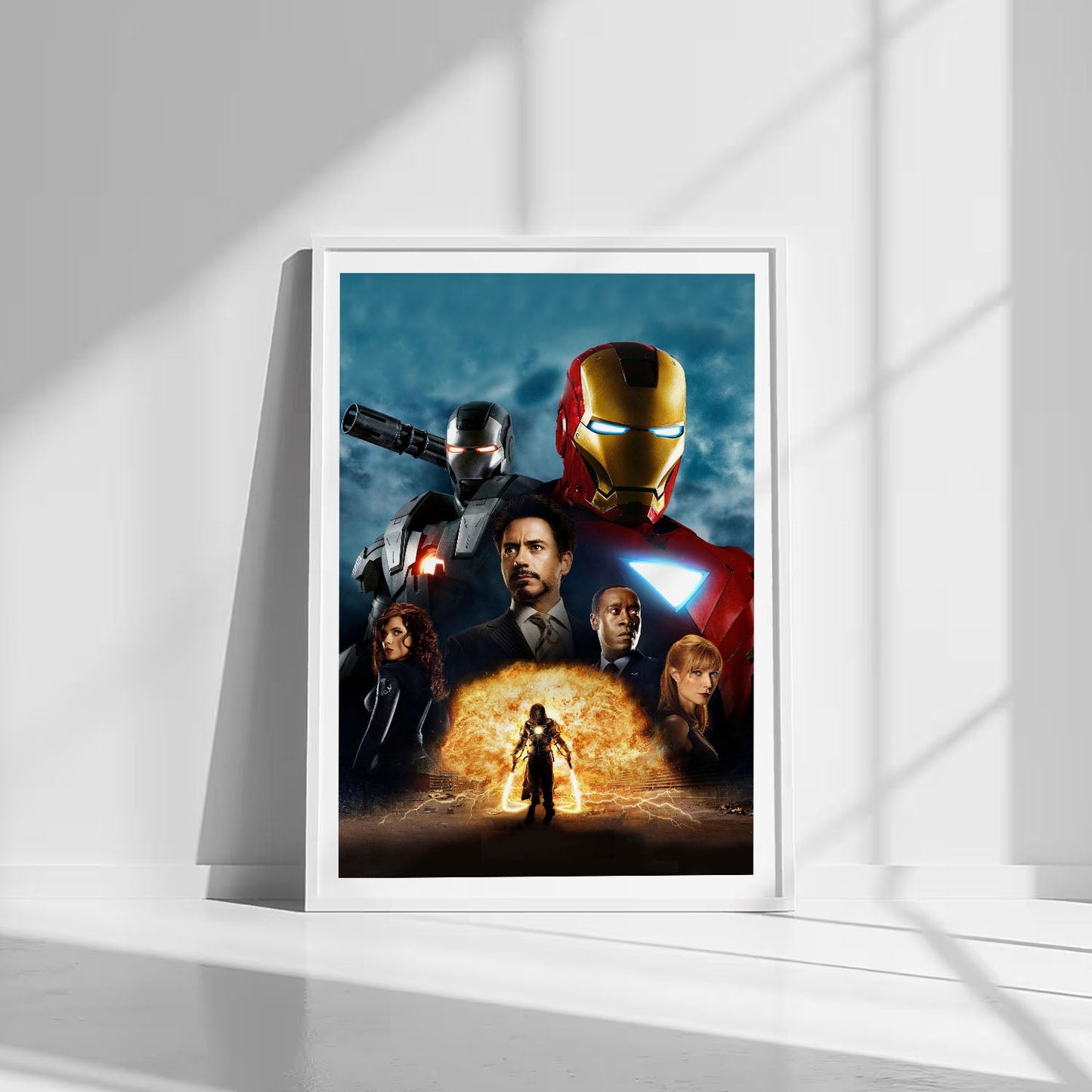 Flex Designs Poster Iron Man 2 Textless 8 x 10" Home Goods - Movie 2010 Movie Poster