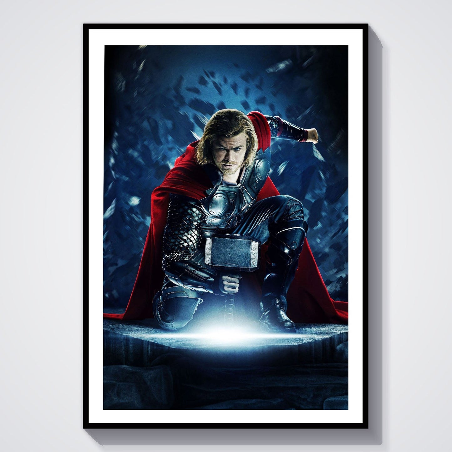 Flex Designs Poster Thor Textless 8 x 10" Home Goods - Movie 2011 Movie Poster