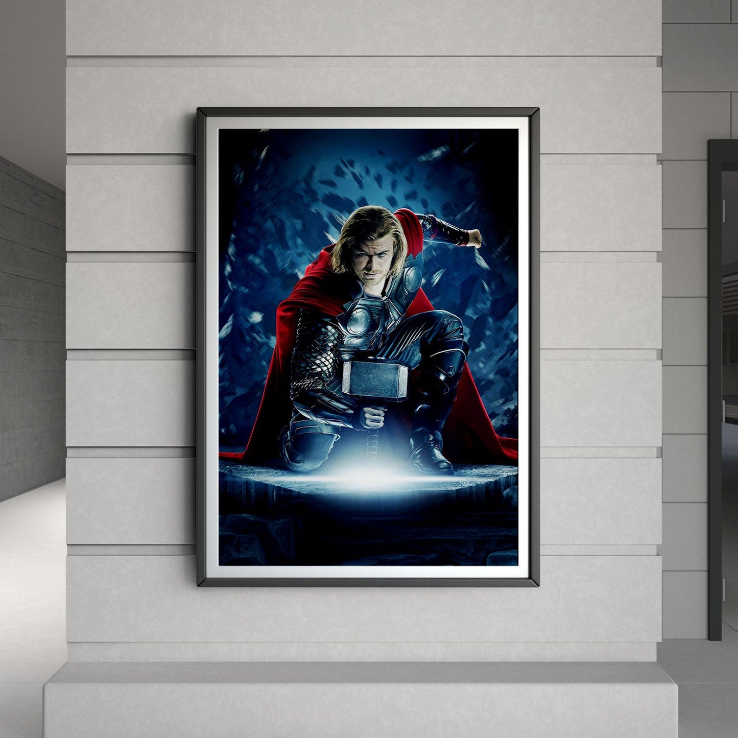 Flex Designs Poster Thor Textless 8 x 10" Home Goods - Movie 2011 Movie Poster