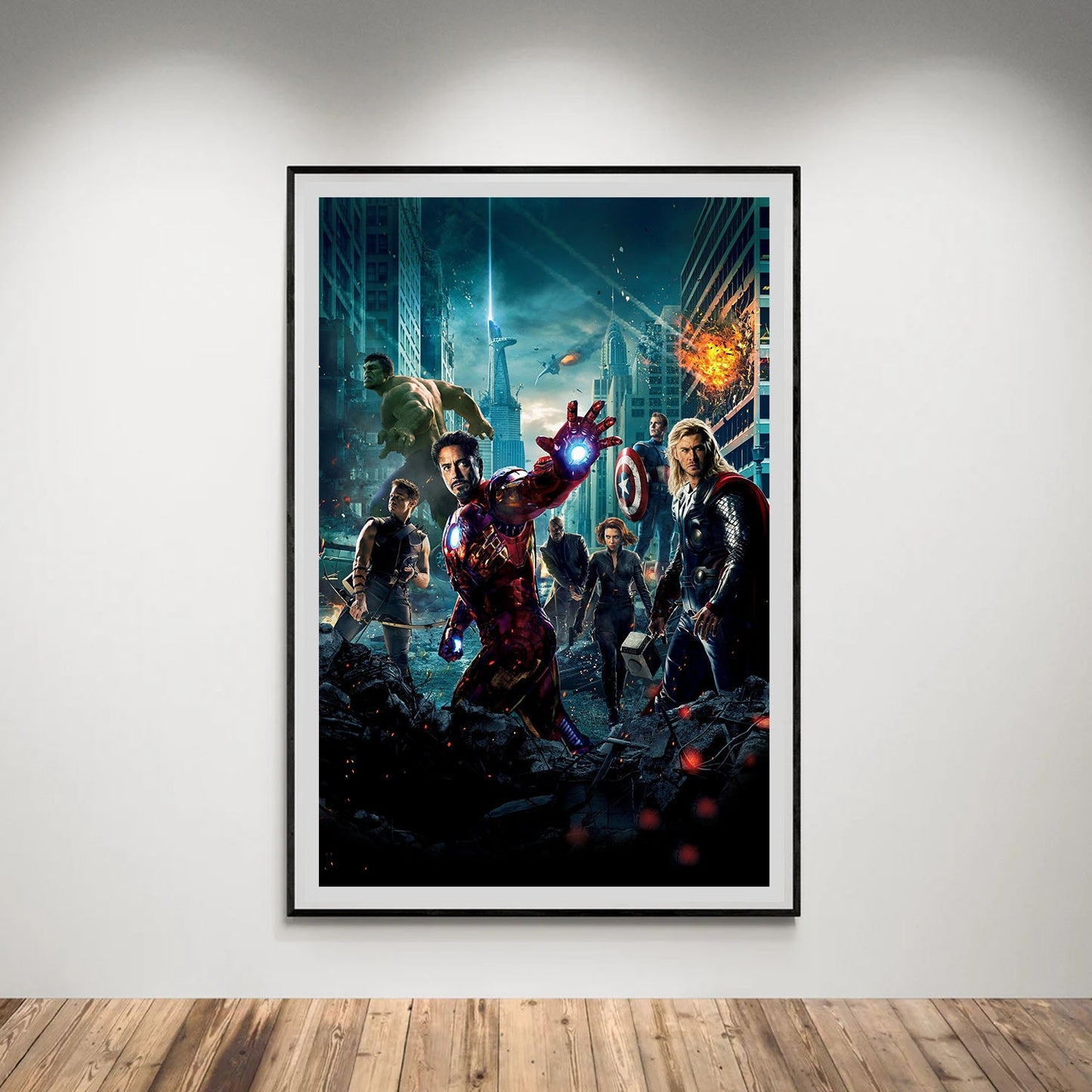Flex Designs Poster The Avengers Textless 5 x 7" Home Goods - Movie 2012 Movie Poster