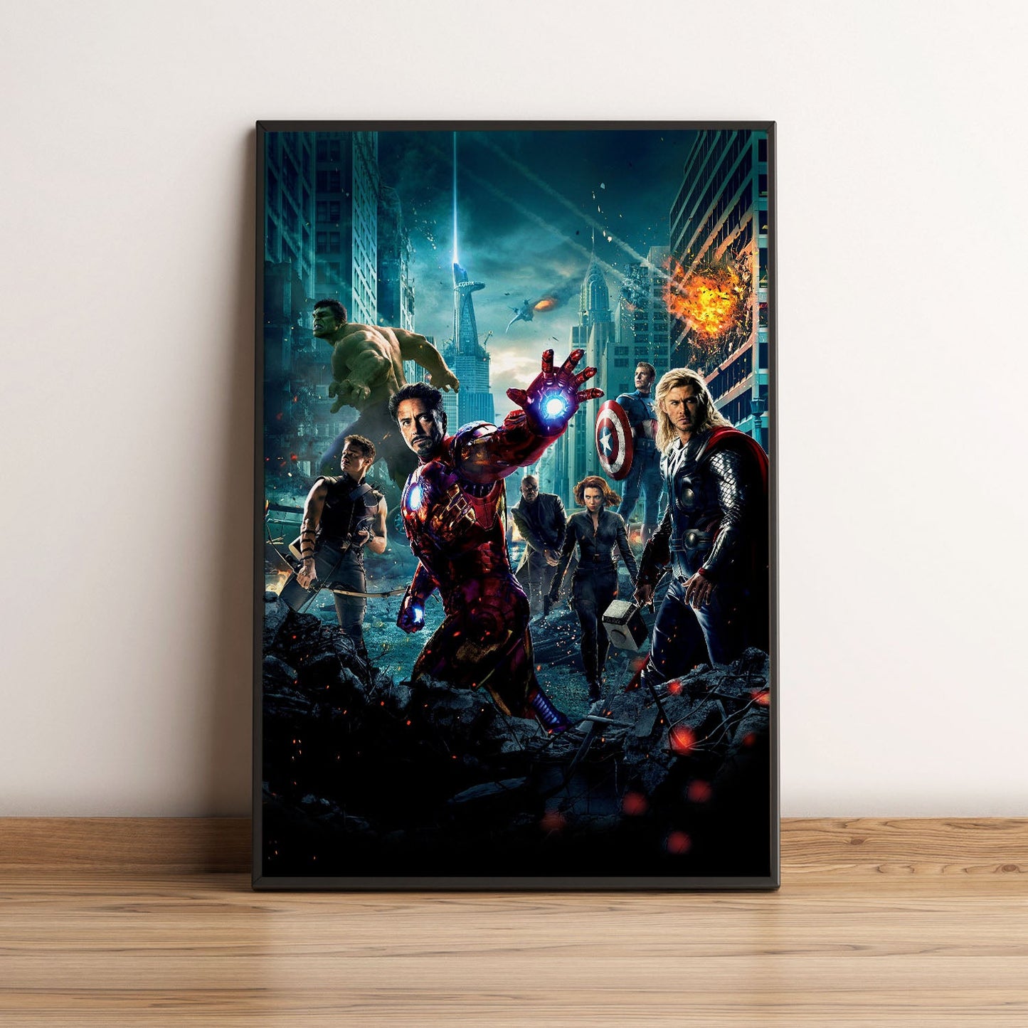Flex Designs Poster The Avengers Textless 5 x 7" Home Goods - Movie 2012 Movie Poster