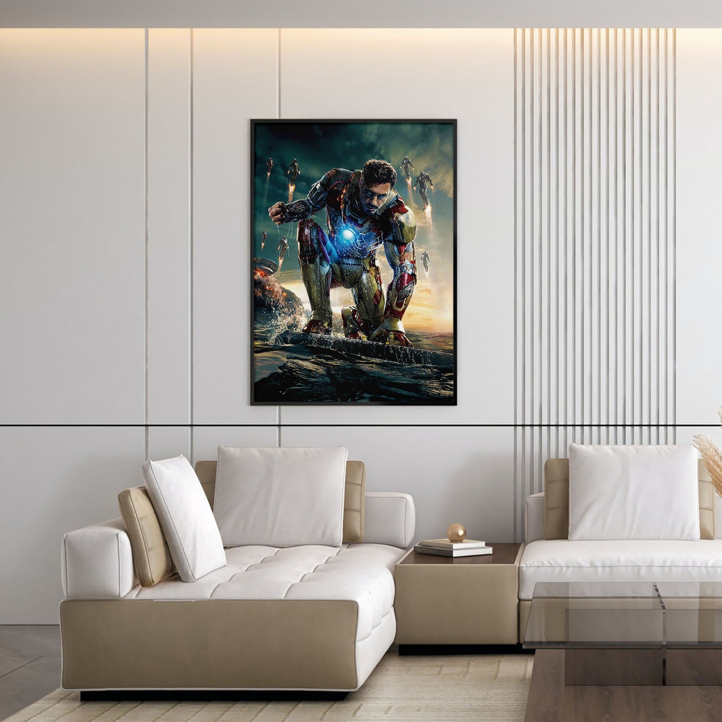 Flex Designs Poster Iron Man 3 Textless 5 x 7" Home Goods - Movie 2013 Movie Poster