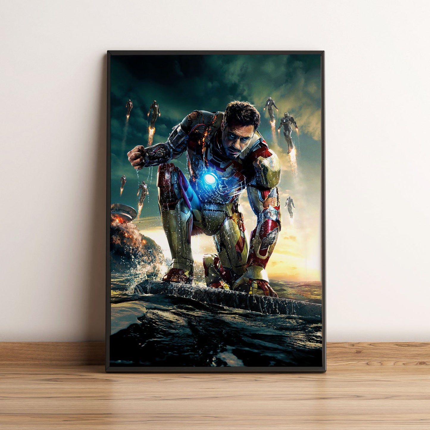 Flex Designs Poster Iron Man 3 Textless 5 x 7" Home Goods - Movie 2013 Movie Poster