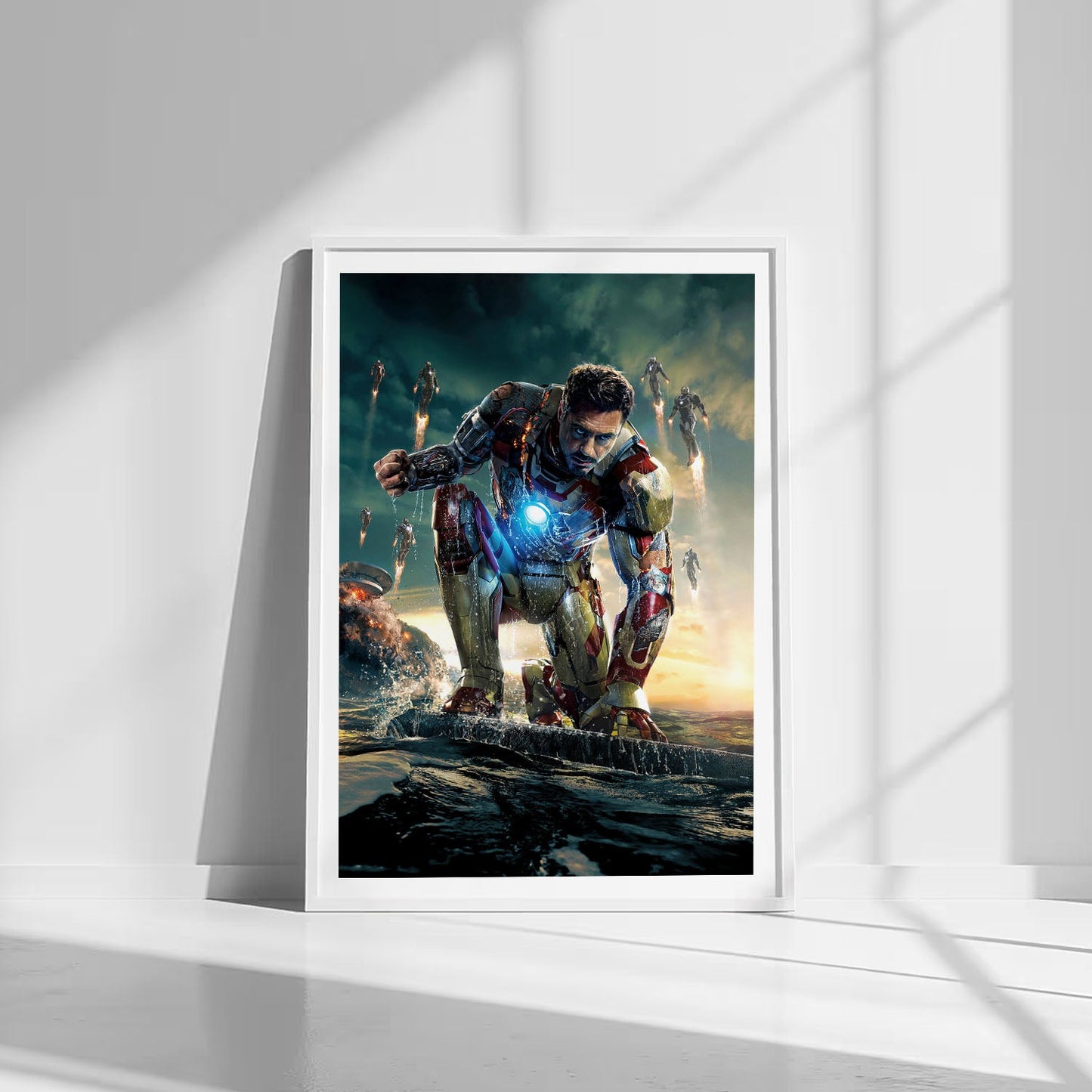 Flex Designs Poster Iron Man 3 Textless 8 x 10" Home Goods - Movie 2013 Movie Poster