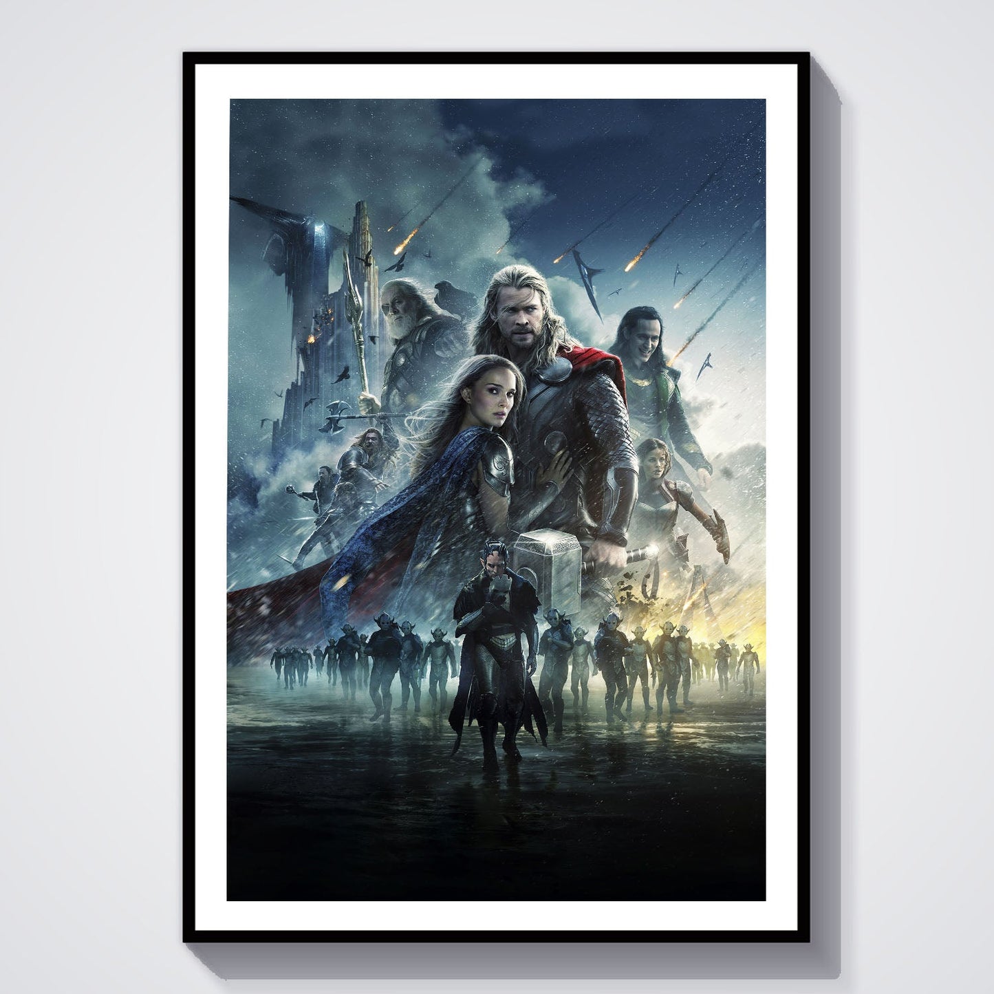Flex Designs Poster Thor The Dark World Textless 8 x 10" Home Goods - Movie 2013 Movie Poster