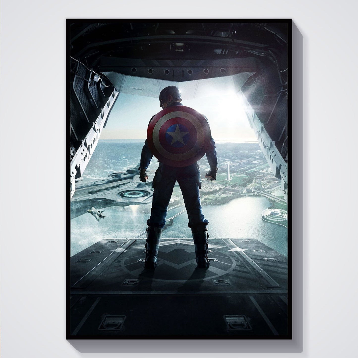 Flex Designs Poster Captain America The Winter Soldier Textless 5 x 7" Home Goods - Movie 2014 Movie Poster
