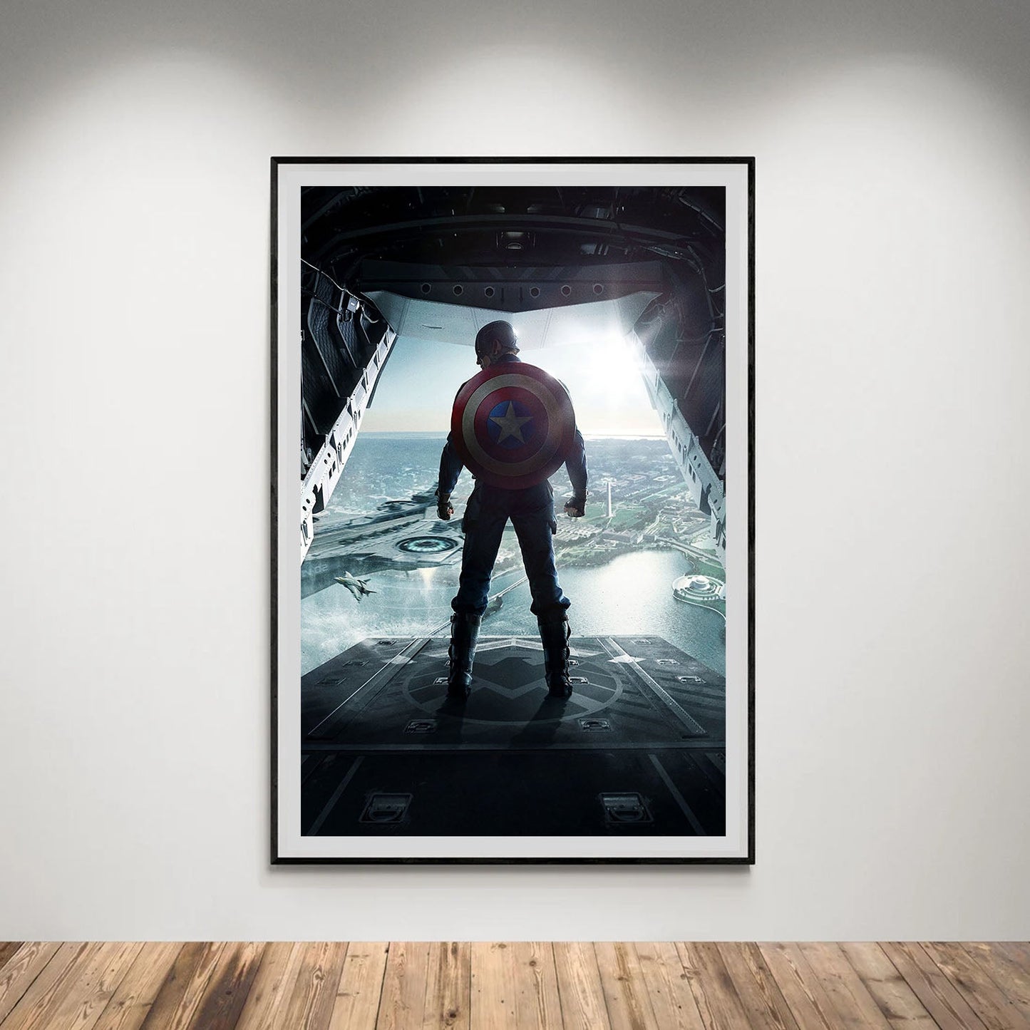 Flex Designs Poster Captain America The Winter Soldier Textless 5 x 7" Home Goods - Movie 2014 Movie Poster