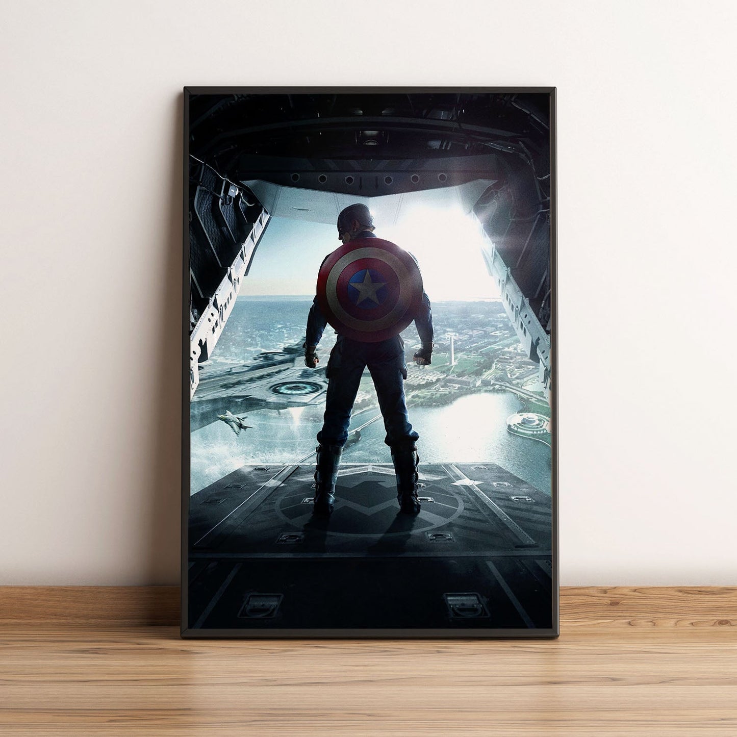 Flex Designs Poster Captain America The Winter Soldier Textless 5 x 7" Home Goods - Movie 2014 Movie Poster