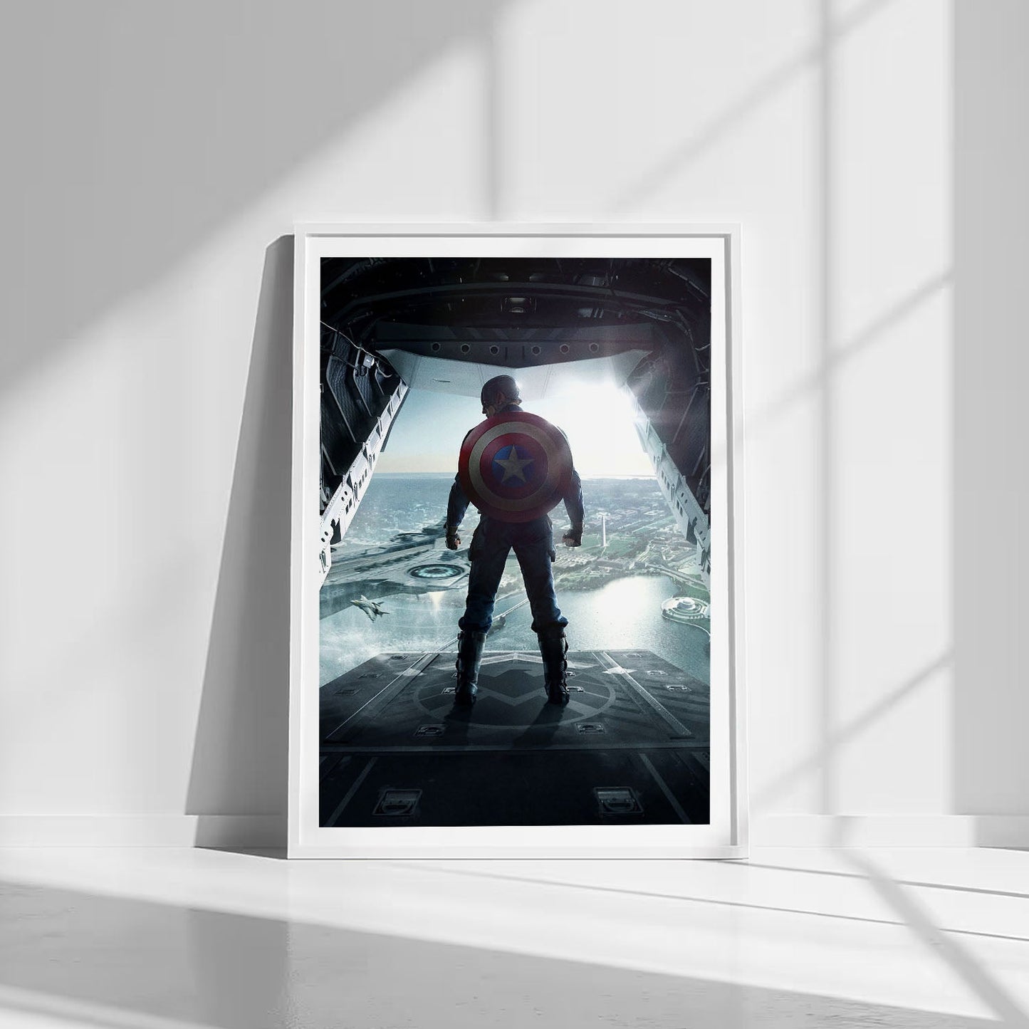 Flex Designs Poster Captain America The Winter Soldier Textless 8 x 10" Home Goods - Movie 2014 Movie Poster