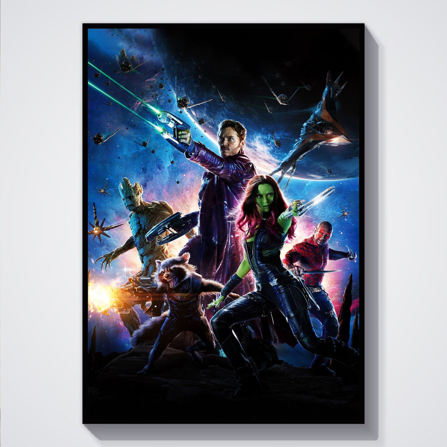 Flex Designs Poster Guardians of the Galaxy Textless 5 x 7" Home Goods - Movie 2014 Movie Poster