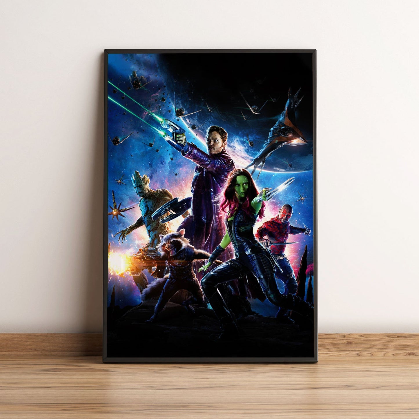Flex Designs Poster Guardians of the Galaxy Textless 5 x 7" Home Goods - Movie 2014 Movie Poster
