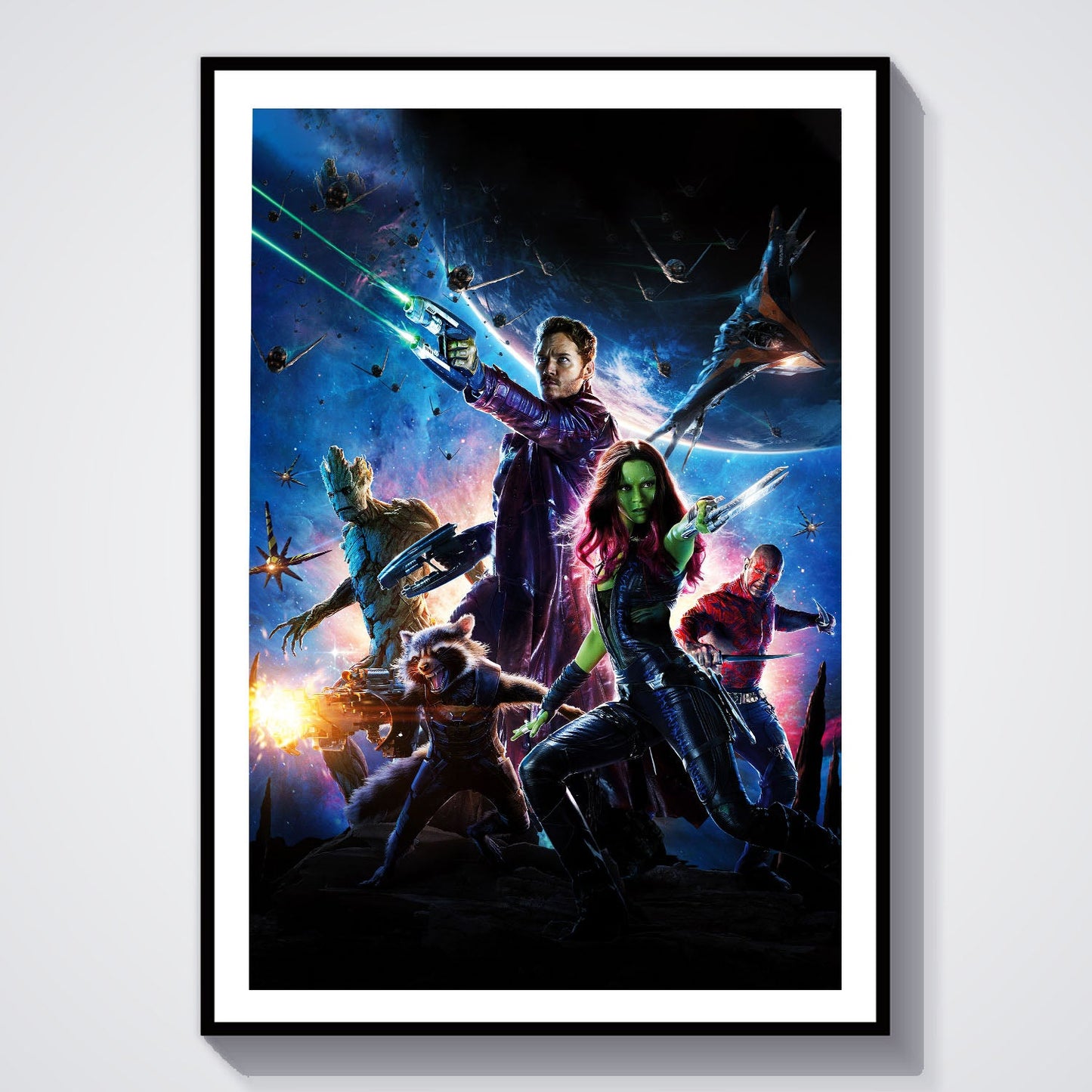 Flex Designs Poster Guardians of the Galaxy Textless 8 x 10" Home Goods - Movie 2014 Movie Poster