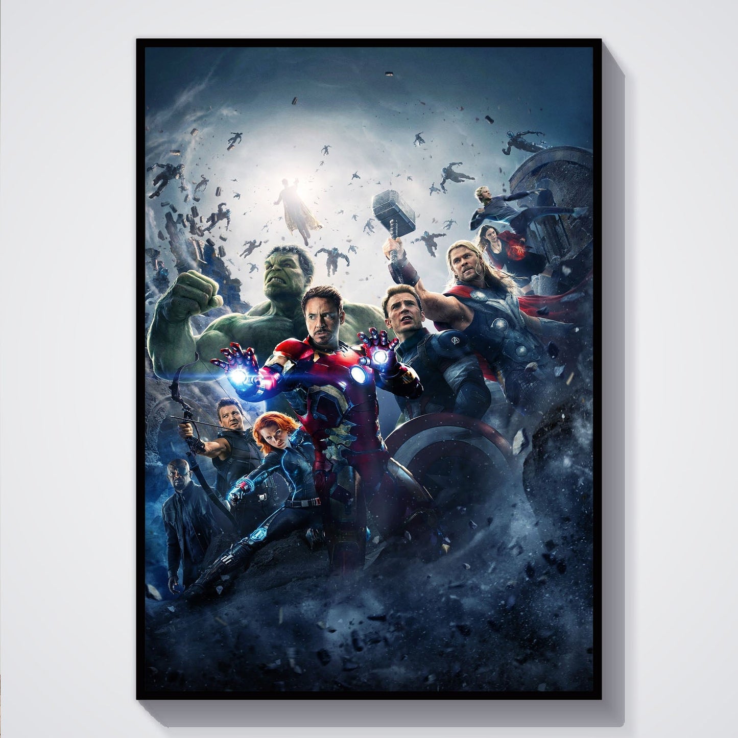 Flex Designs Poster Avengers Age of Ultron Textless 5 x 7" Home Goods - Movie 2015 Movie Poster