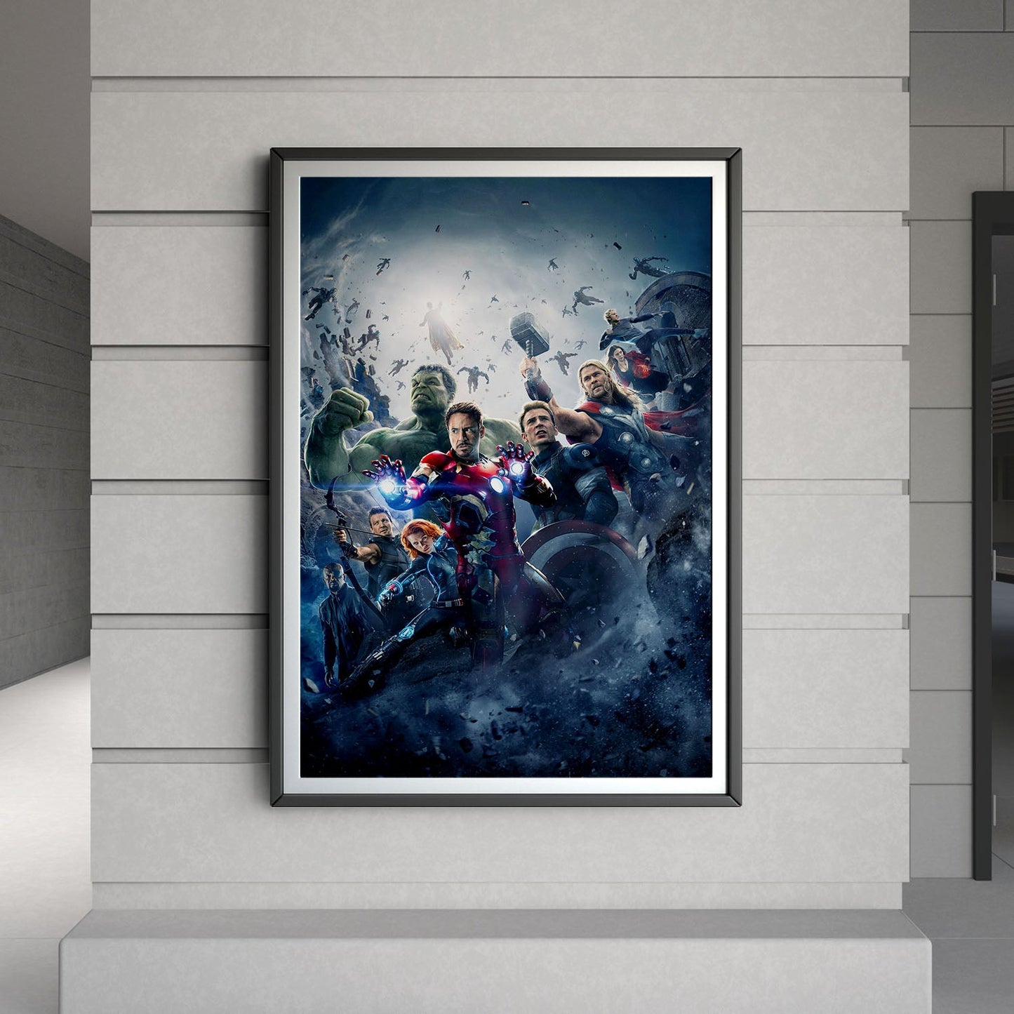 Flex Designs Poster Avengers Age of Ultron Textless 8 x 10" Home Goods - Movie 2015 Movie Poster