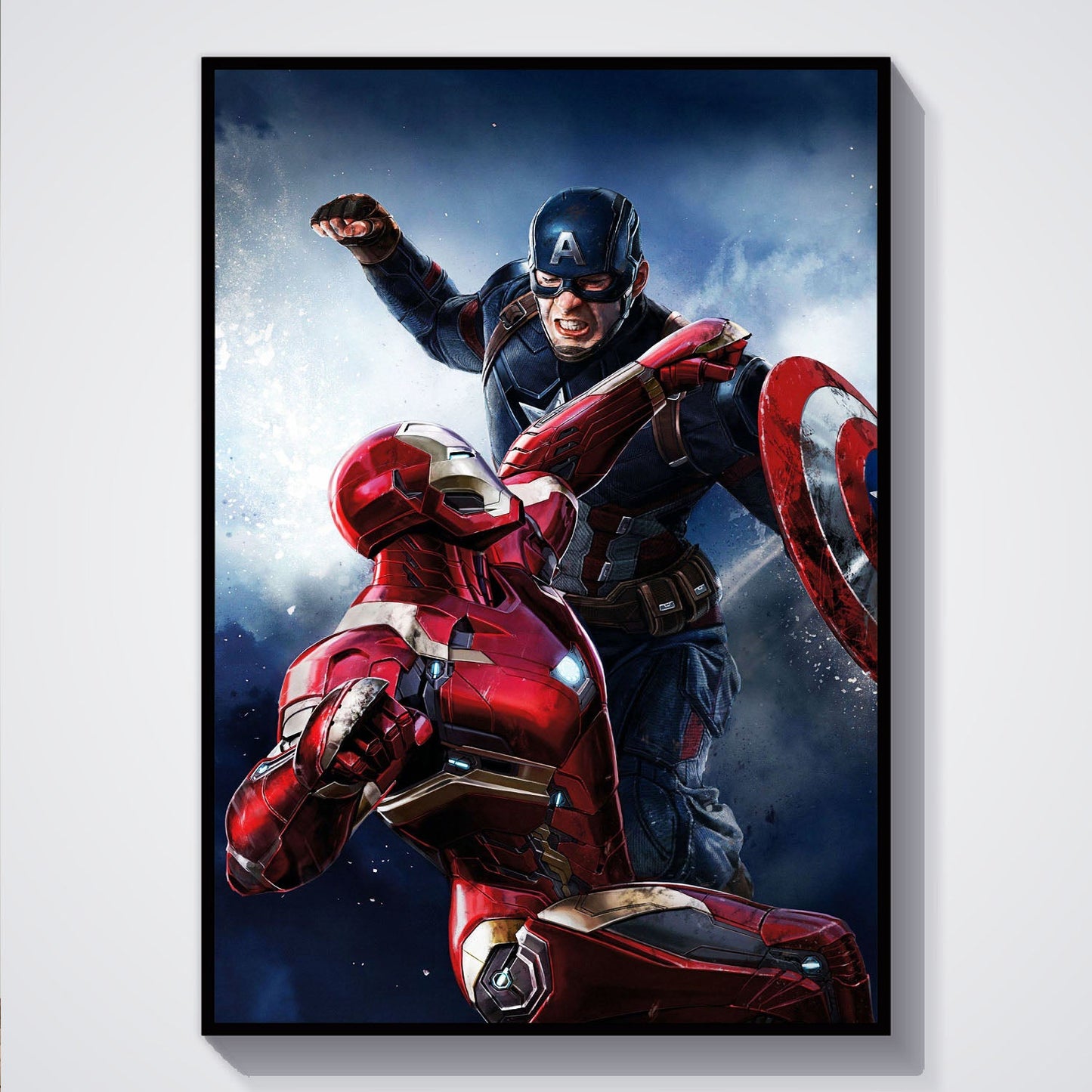 Flex Designs Poster Captain America Civil War Textless 5 x 7" Home Goods - Movie 2016 Movie Poster