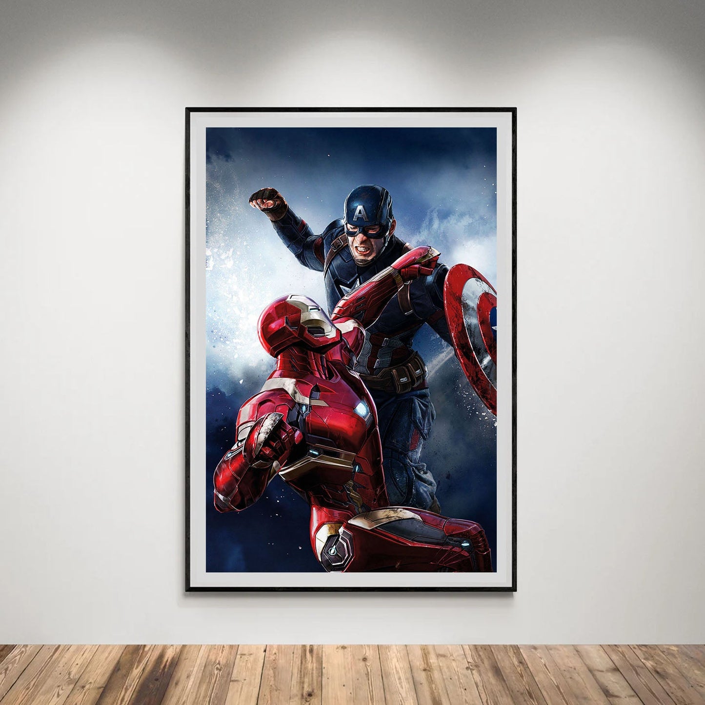 Flex Designs Poster Captain America Civil War Textless 5 x 7" Home Goods - Movie 2016 Movie Poster