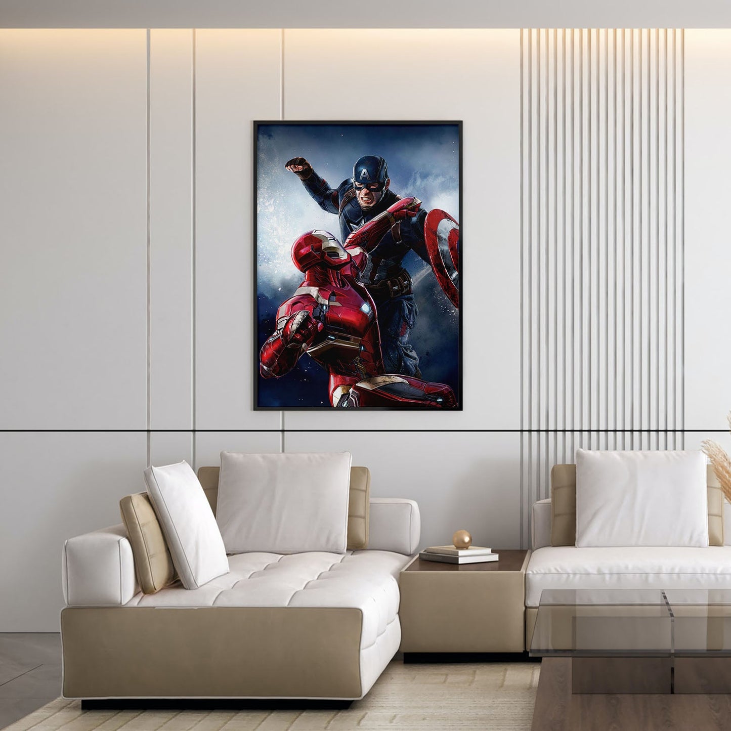 Flex Designs Poster Captain America Civil War Textless 5 x 7" Home Goods - Movie 2016 Movie Poster