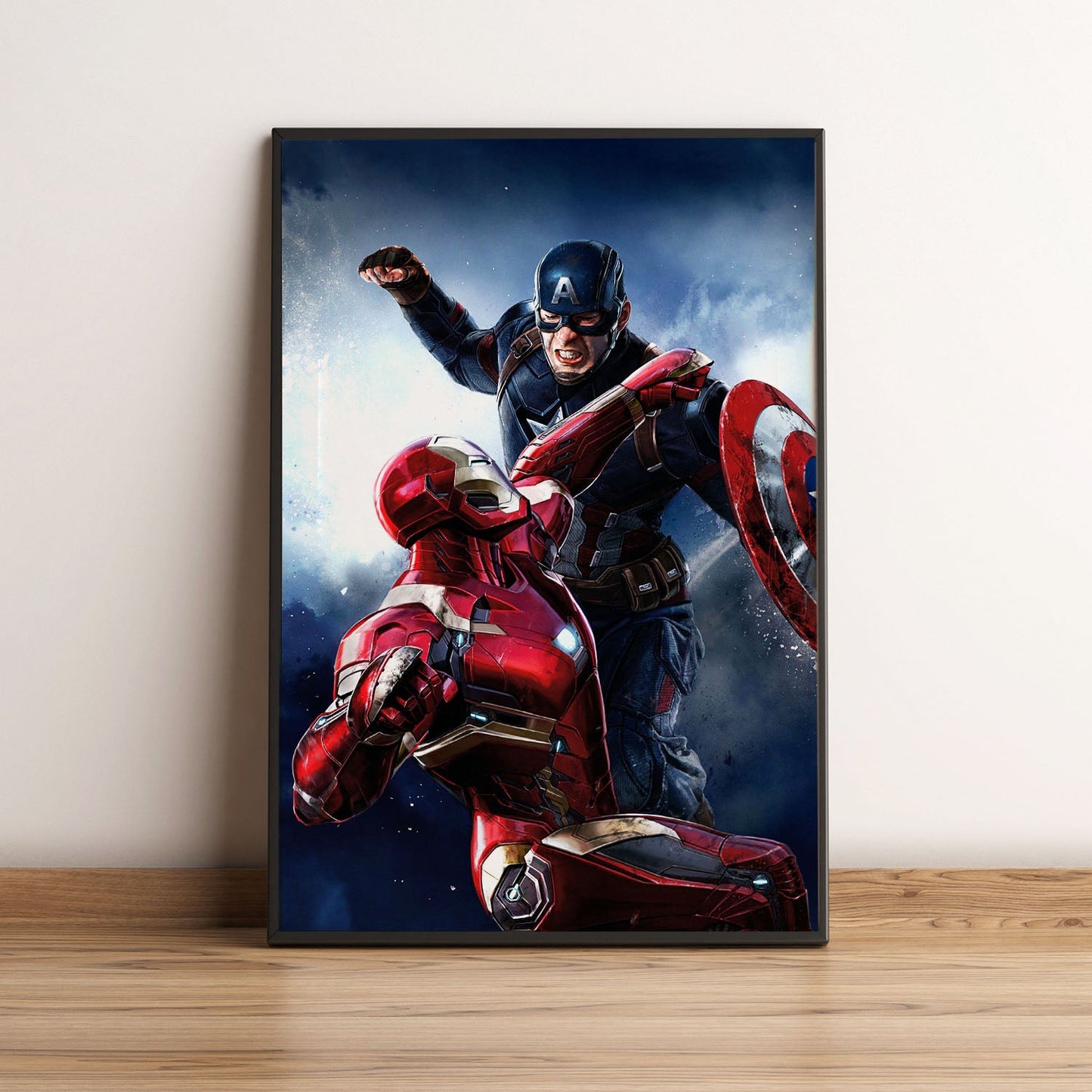 Flex Designs Poster Captain America Civil War Textless 5 x 7" Home Goods - Movie 2016 Movie Poster
