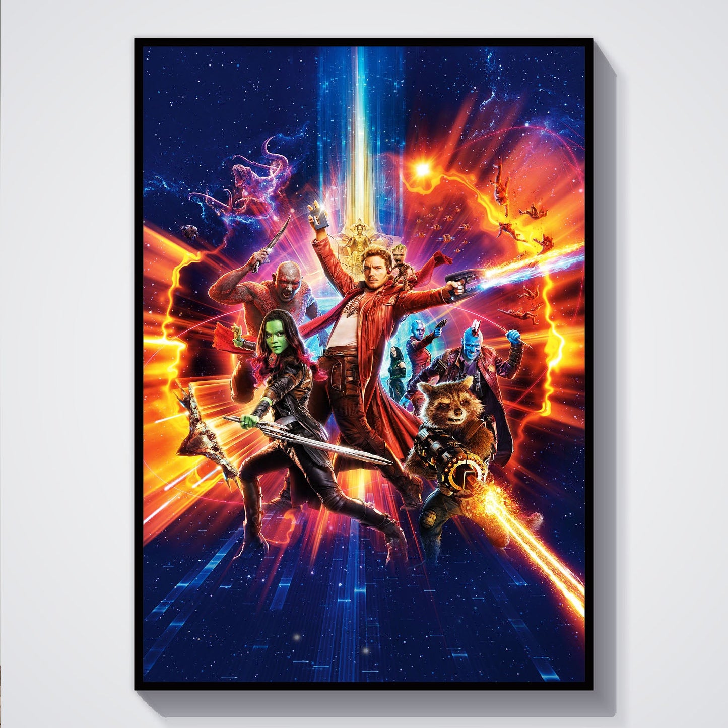 Flex Designs Poster Guardians of the Galaxy Vol 2 Textless 5 x 7" Home Goods - Movie 2017 Movie Poster