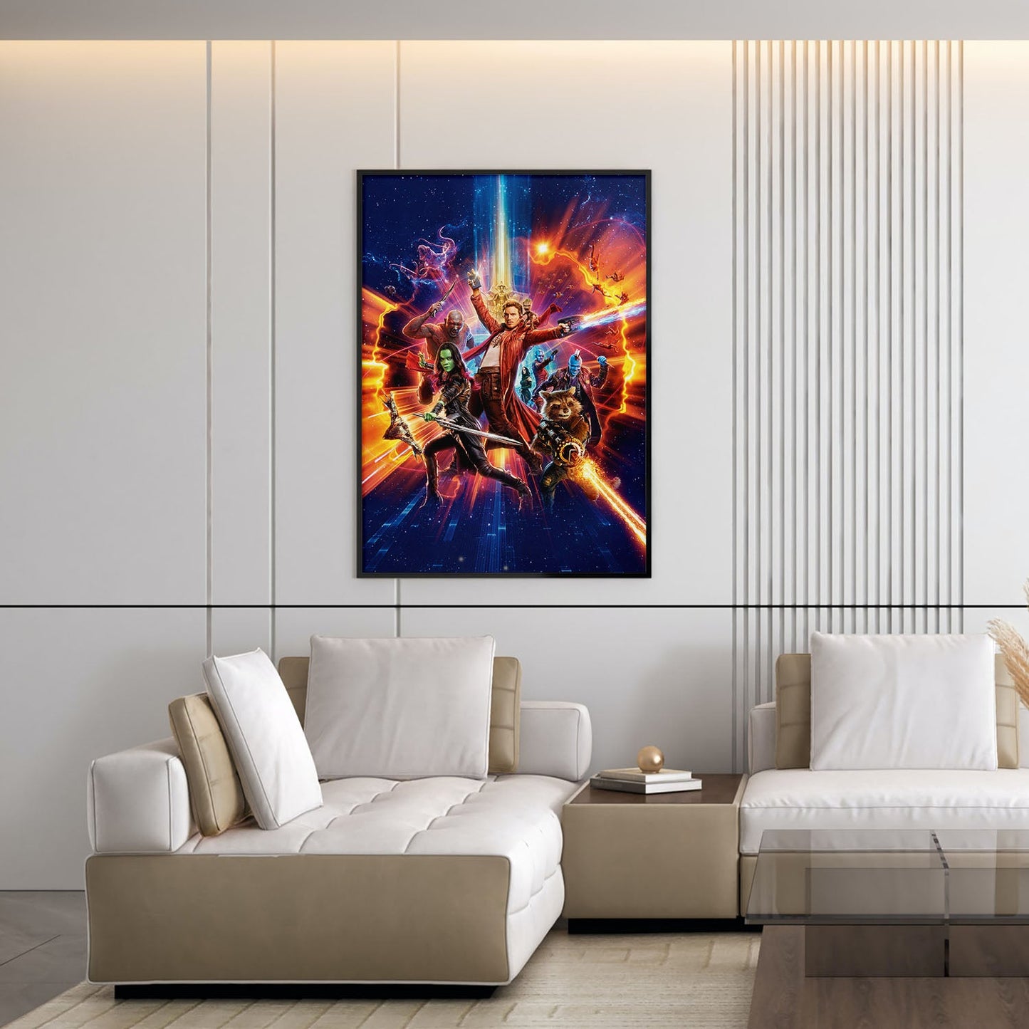 Flex Designs Poster Guardians of the Galaxy Vol 2 Textless 5 x 7" Home Goods - Movie 2017 Movie Poster