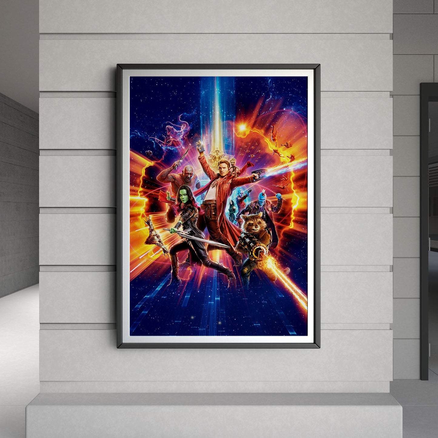 Flex Designs Poster Guardians of the Galaxy Vol 2 Textless 8 x 10" Home Goods - Movie 2017 Movie Poster