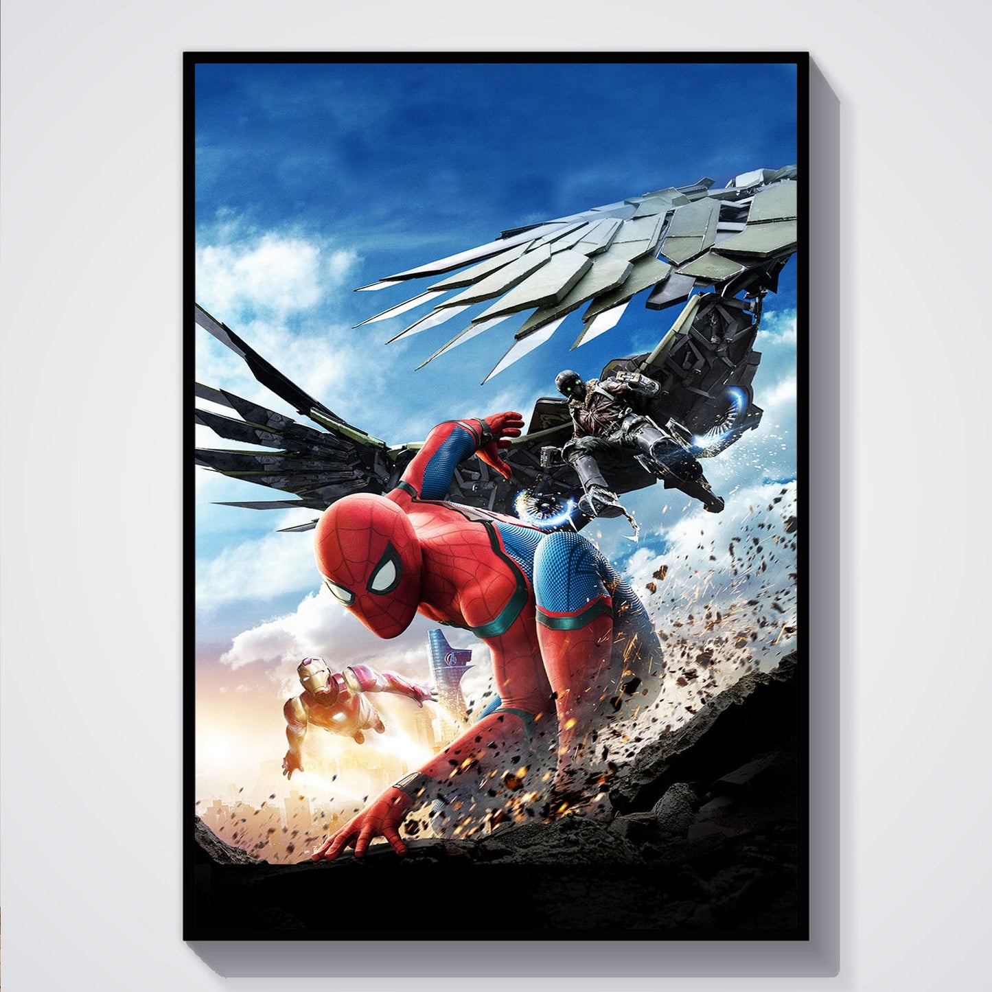 Flex Designs Poster Spider-Man Homecoming Textless 5 x 7" Home Goods - Movie 2017 Movie Poster