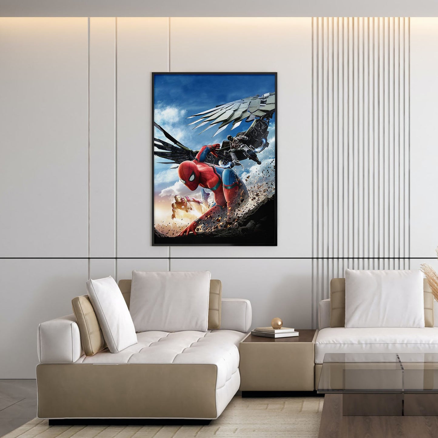 Flex Designs Poster Spider-Man Homecoming Textless 5 x 7" Home Goods - Movie 2017 Movie Poster