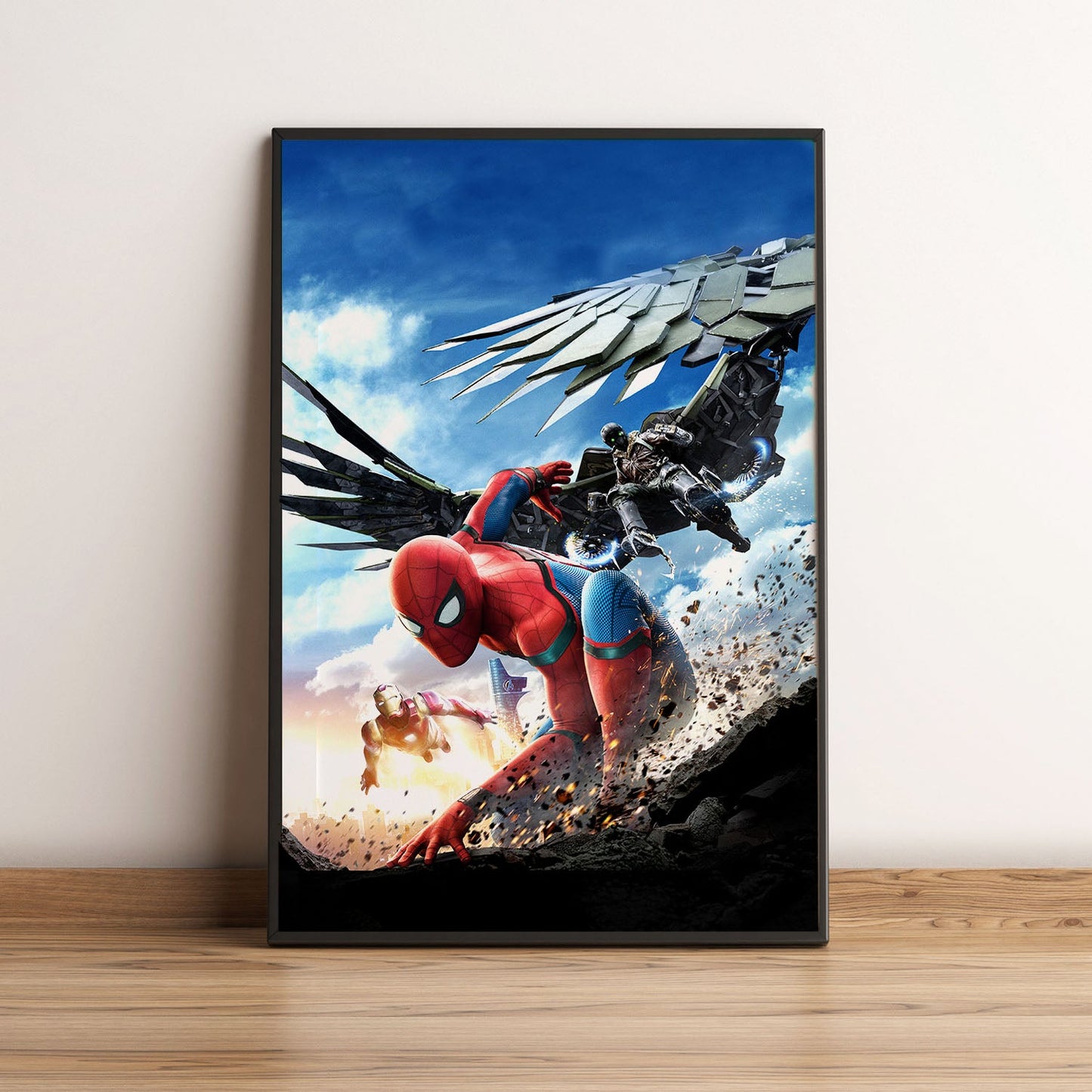 Flex Designs Poster Spider-Man Homecoming Textless 5 x 7" Home Goods - Movie 2017 Movie Poster