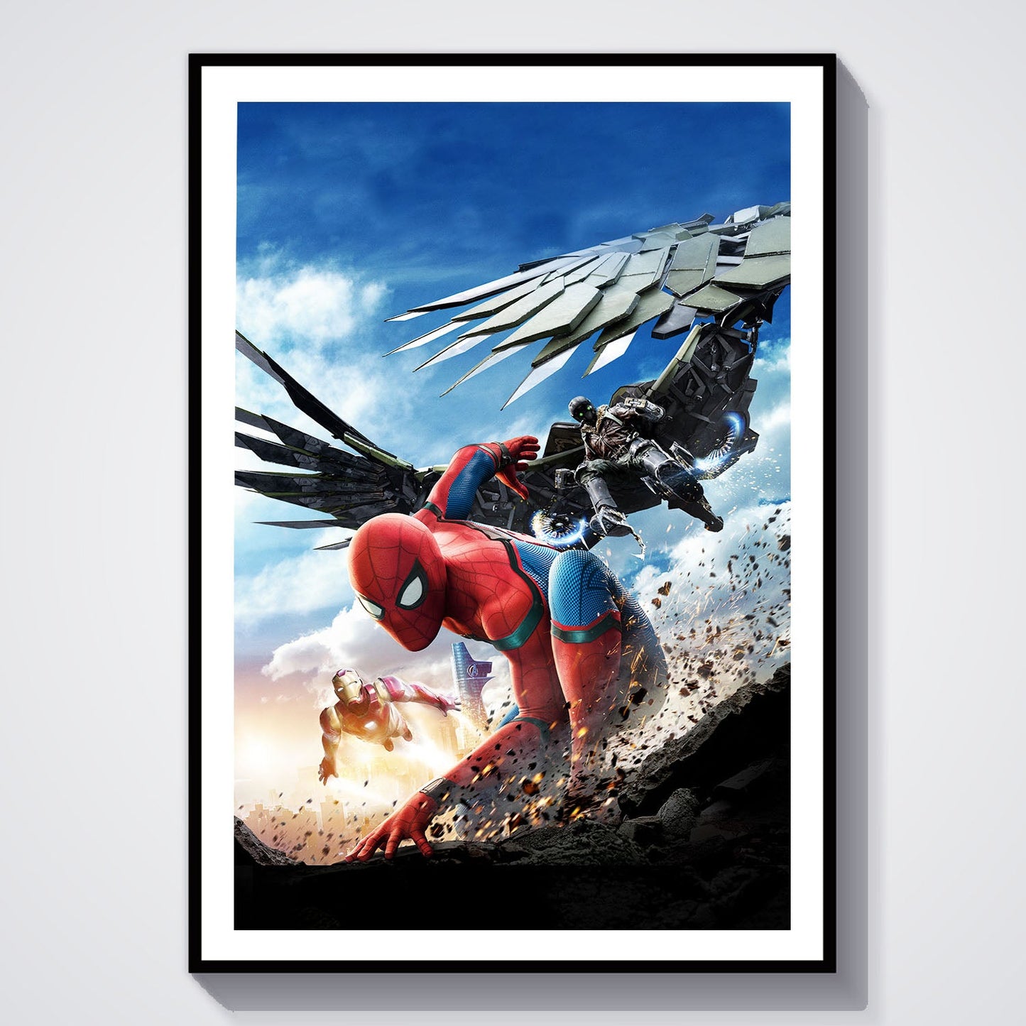 Flex Designs Poster Spider-Man Homecoming Textless 8 x 10" Home Goods - Movie 2017 Movie Poster