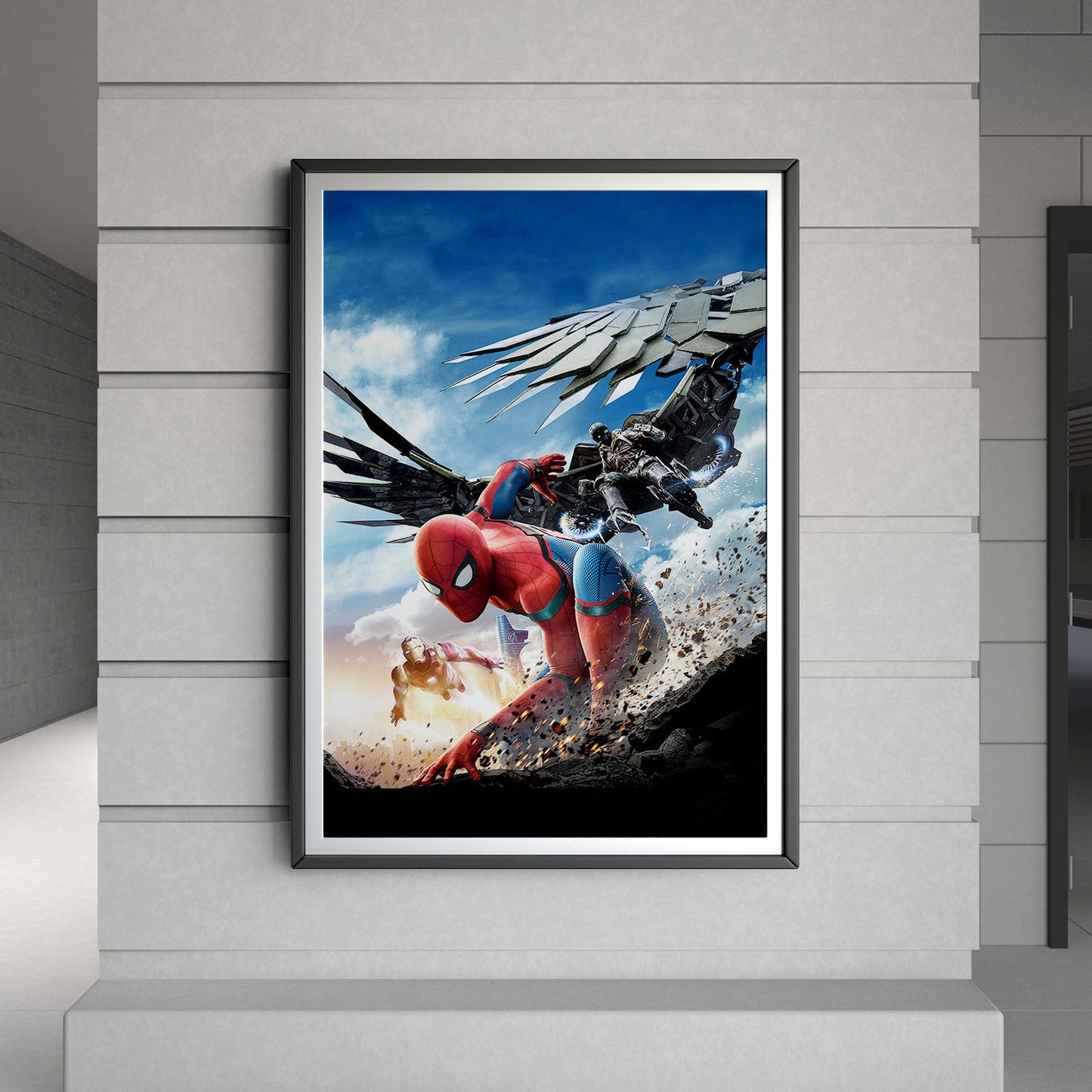 Flex Designs Poster Spider-Man Homecoming Textless 8 x 10" Home Goods - Movie 2017 Movie Poster