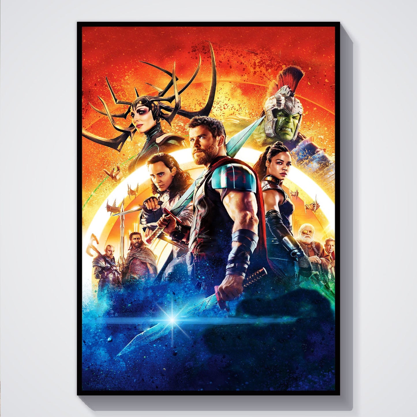 Flex Designs Poster Thor Ragnarok Textless 5 x 7" Home Goods - Movie 2017 Movie Poster