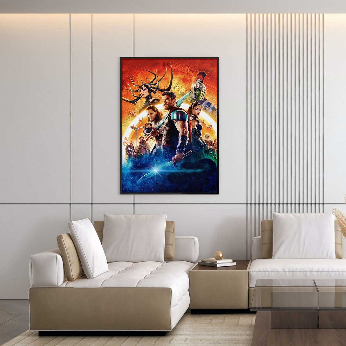 Flex Designs Poster Thor Ragnarok Textless 5 x 7" Home Goods - Movie 2017 Movie Poster