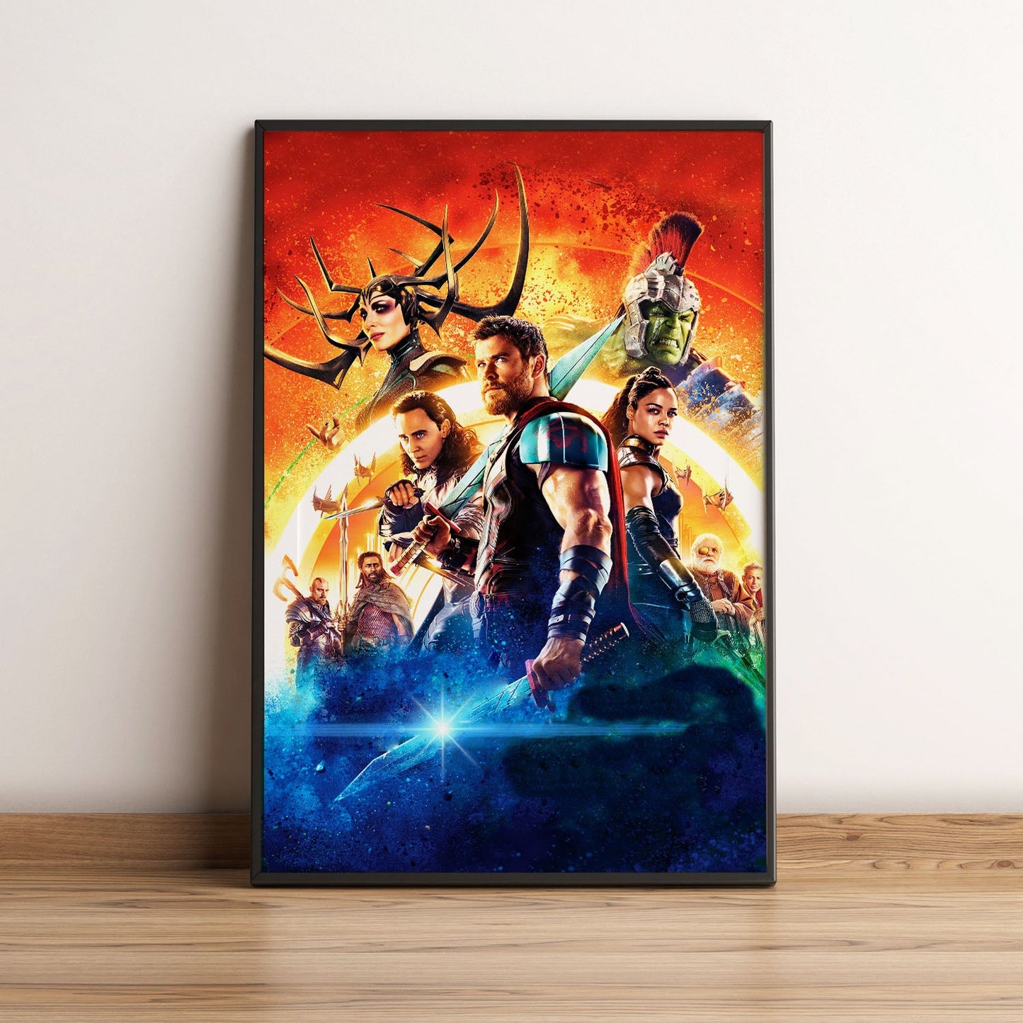 Flex Designs Poster Thor Ragnarok Textless 5 x 7" Home Goods - Movie 2017 Movie Poster