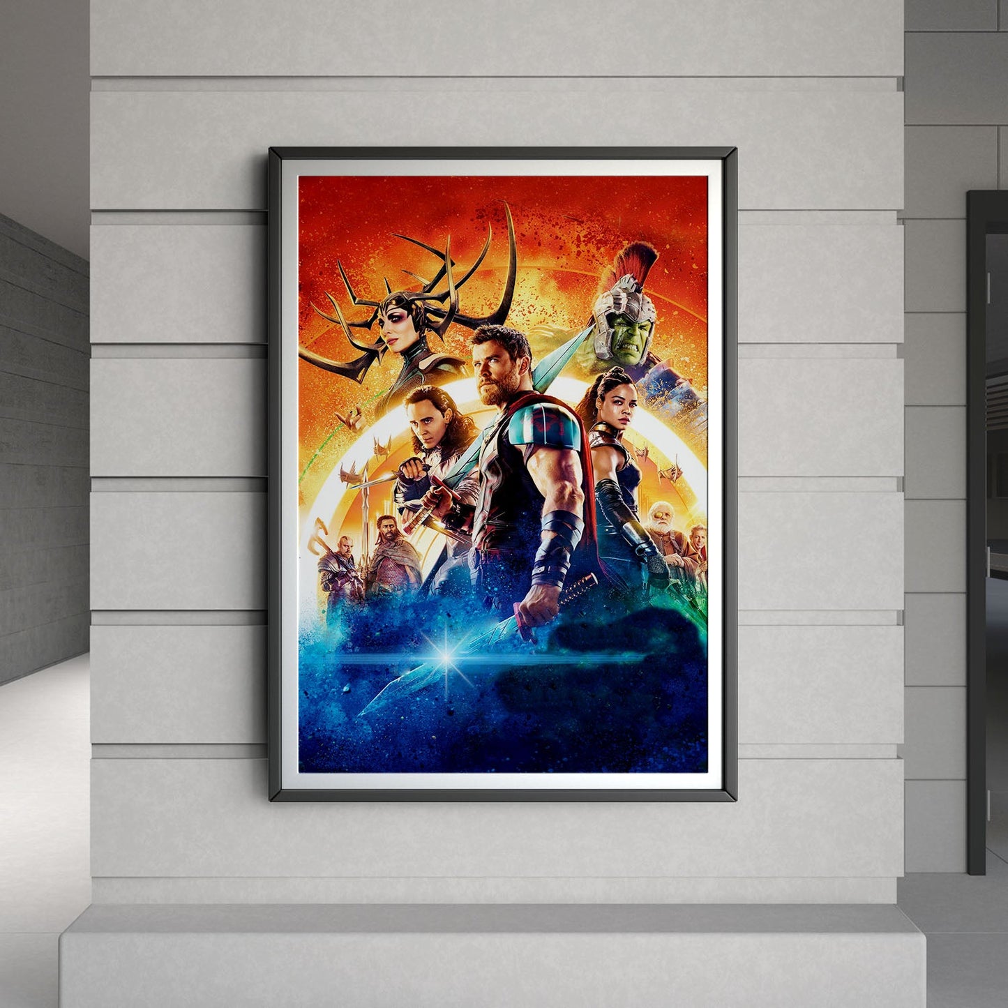 Flex Designs Poster Thor Ragnarok Textless 8 x 10" Home Goods - Movie 2017 Movie Poster