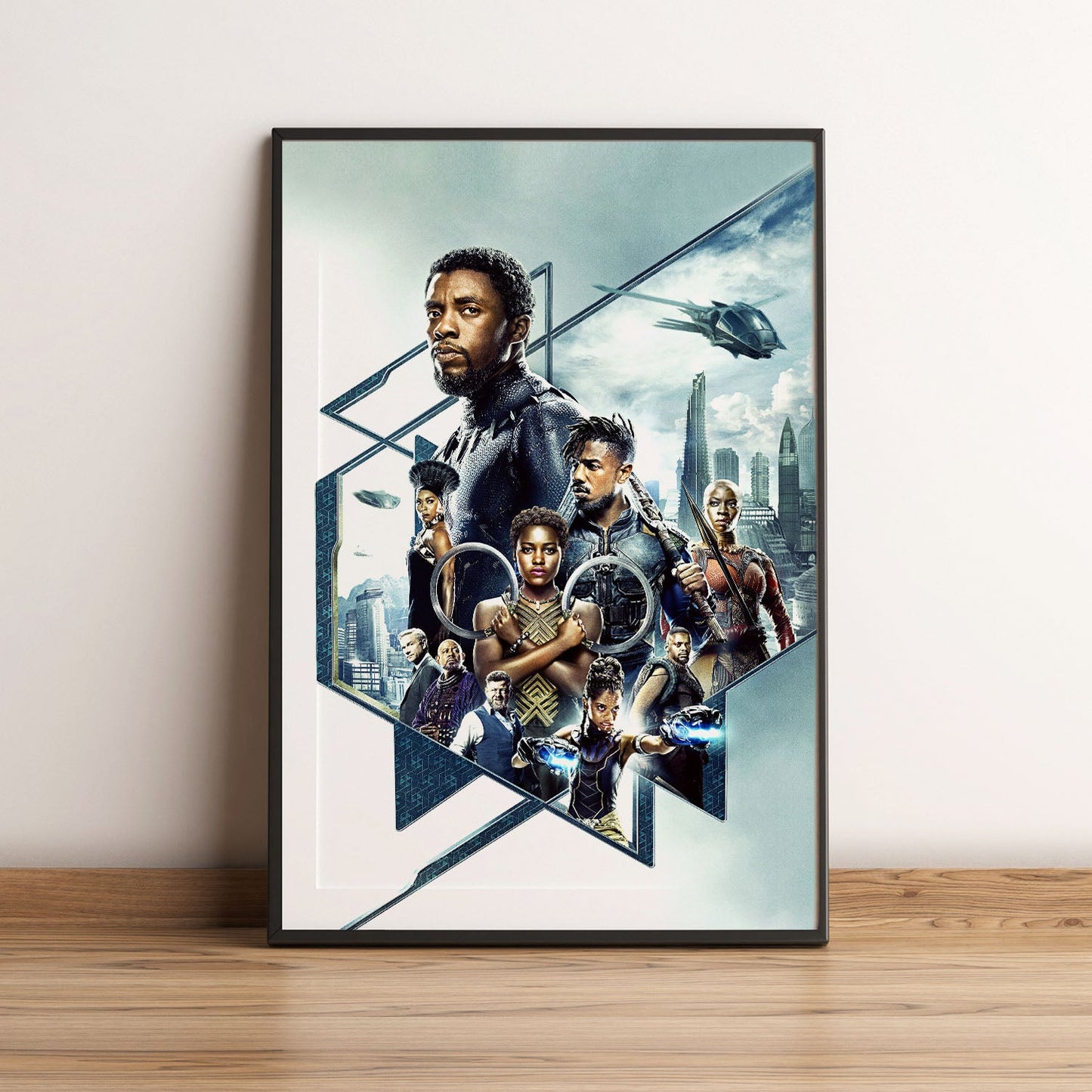 Flex Designs Poster Black Panther Textless 5 x 7" Home Goods - Movie 2018 Movie Poster